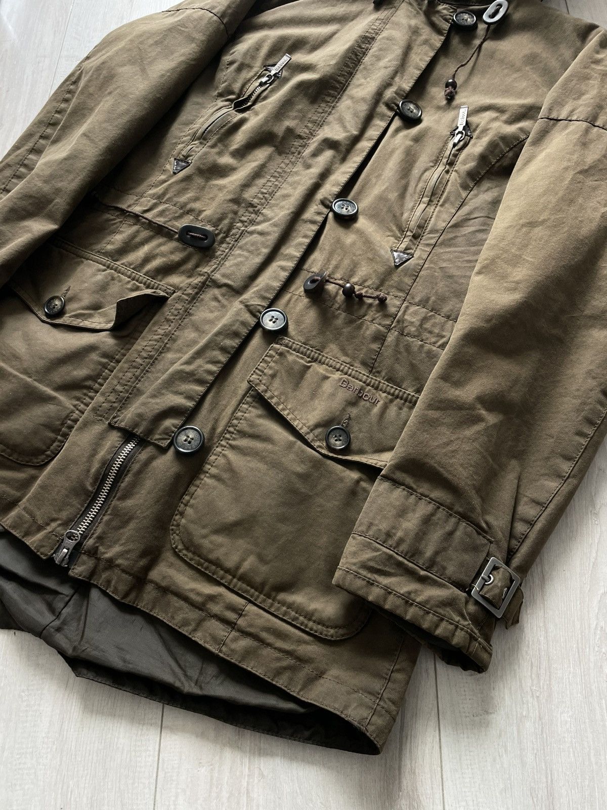 Barbour Barbour Waxed Vintage Troop Parka Fur Jacket Size M / US 6-8 / IT 42-44 - 5 Thumbnail