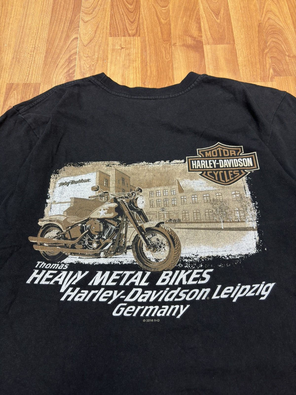 Harley Davidson × Vintage Harley Davidson heavy bikes metal 00s vintage t shirt tee Size US L / EU 52-54 / 3 - 2 Thumbnail