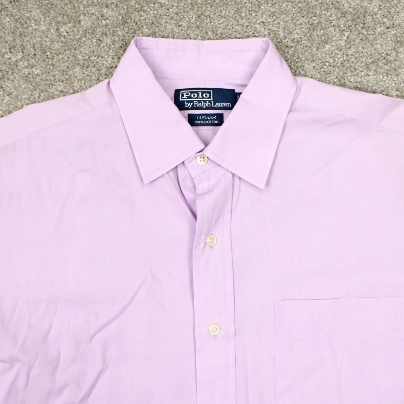 Polo Ralph Lauren Polo Ralph Lauren Shirt Mens 16 1/2, 36/37 Purple Currum 100% Cotton Long Sleeve - Sale Size US XL / EU 56 / 4 - 5 Thumbnail