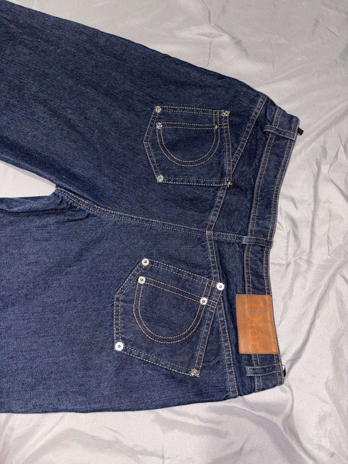 Dior 36 Christian Dior By John Galliano Bootcut Flare Jeans Denim Size US 36 / EU 52 - 8 Thumbnail