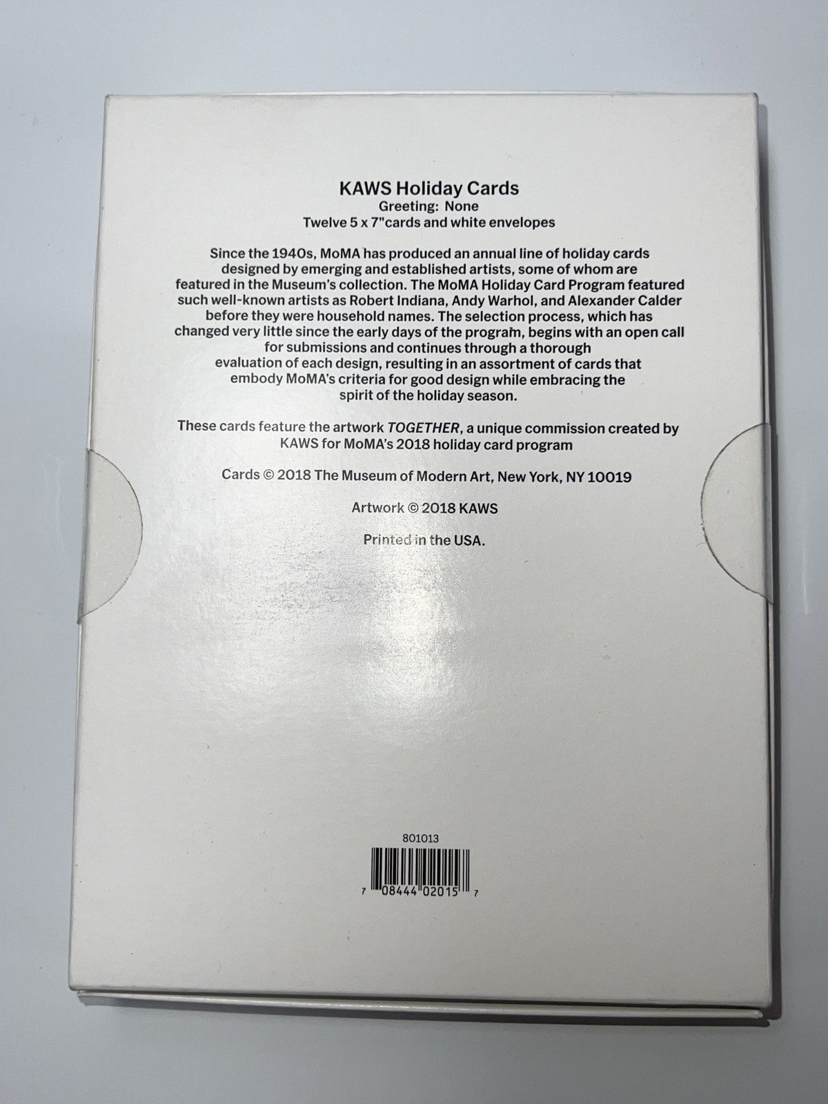 Kaws KAWS x MoMA - Holiday Cards Full Set of 12 Cards Size ONE SIZE - 2 Thumbnail