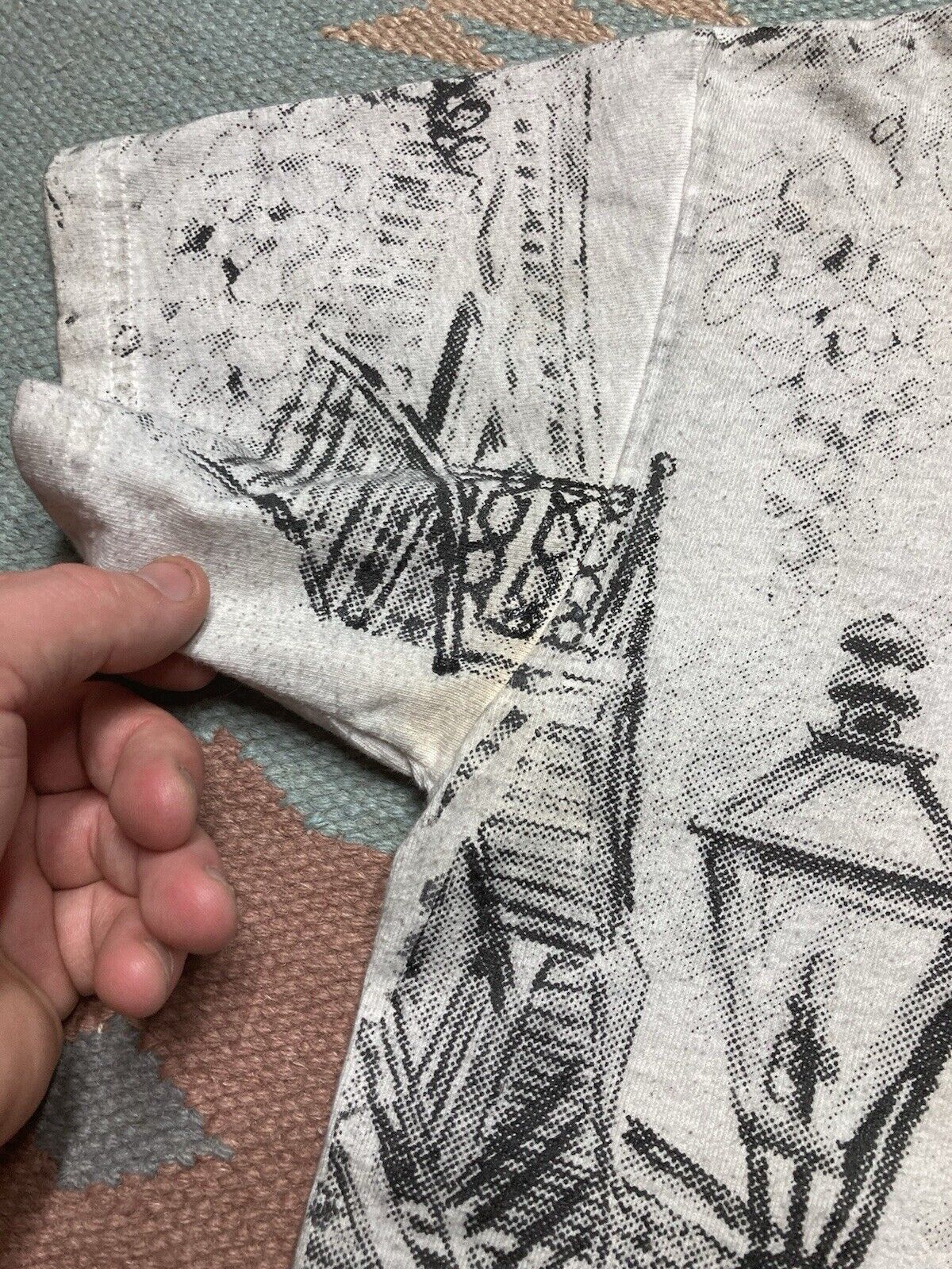 Gildan × Vintage VTG t shirt New Orleans all over print AOP cotton downtown S Size US S / EU 44-46 / 1 - 7 Thumbnail
