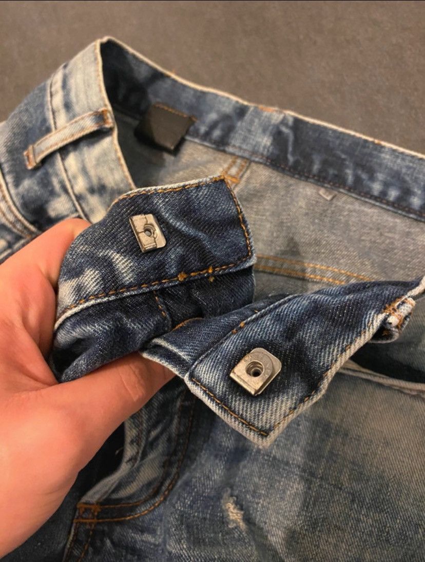 Dior dior homme heidi slimane y2k distressed jean Size US 32 / EU 48 - 3 Thumbnail