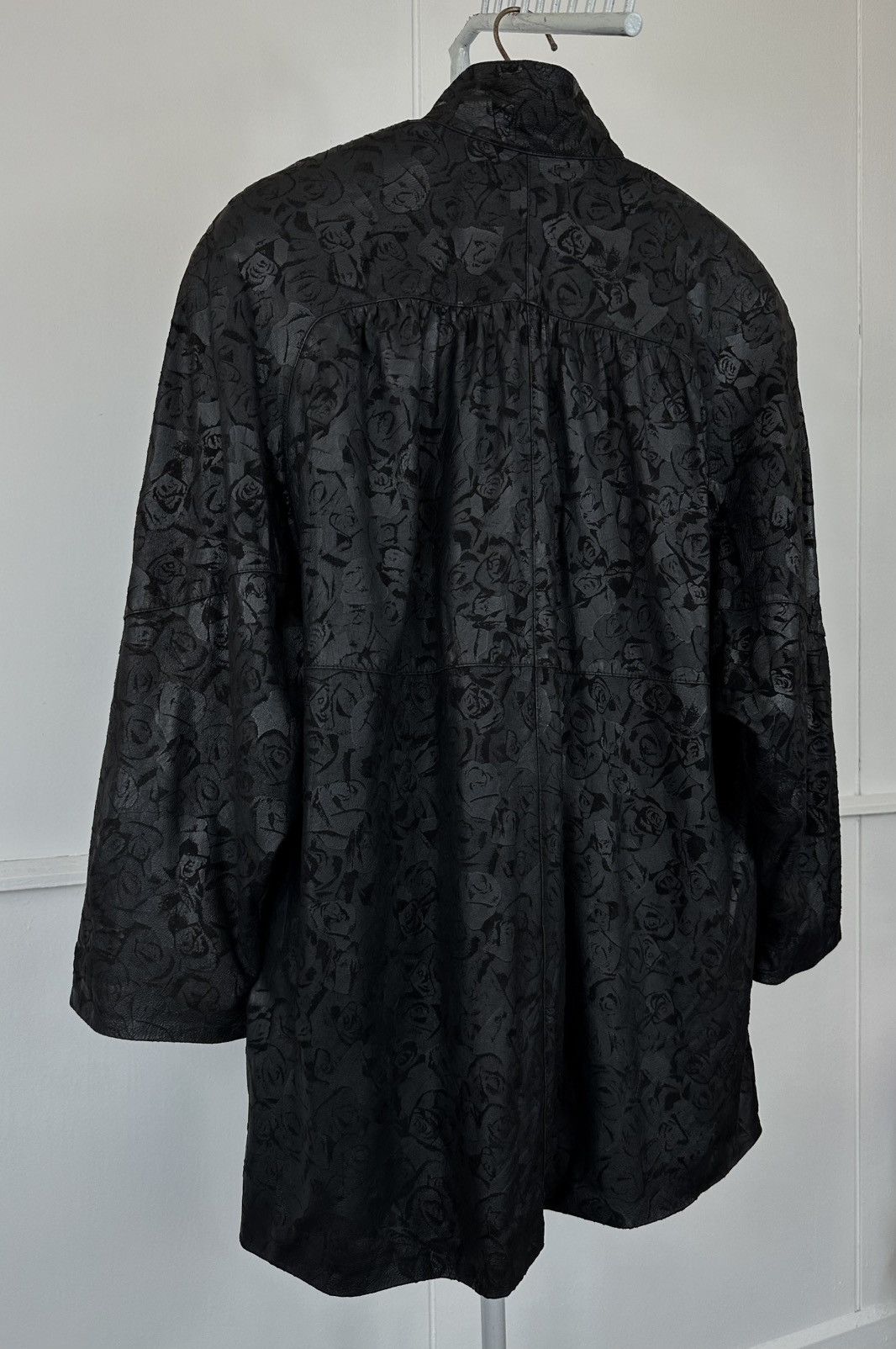 Bally Bally Sally Floral Leather Cape Jackets Vintage Size US M / EU 48-50 / 2 - 6 Thumbnail