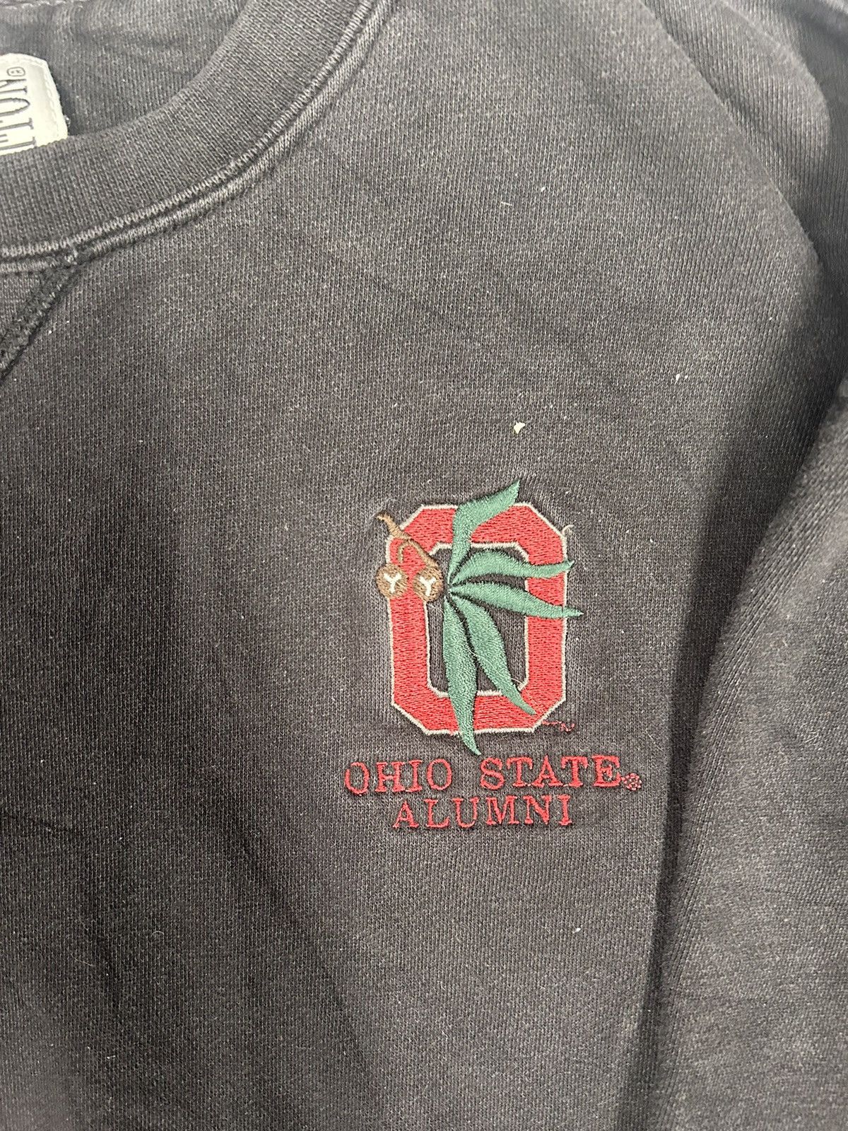 Vintage Crazy Vintage Ohio State University Black Pullover Crewneck Size US L / EU 52-54 / 3 - 2 Thumbnail