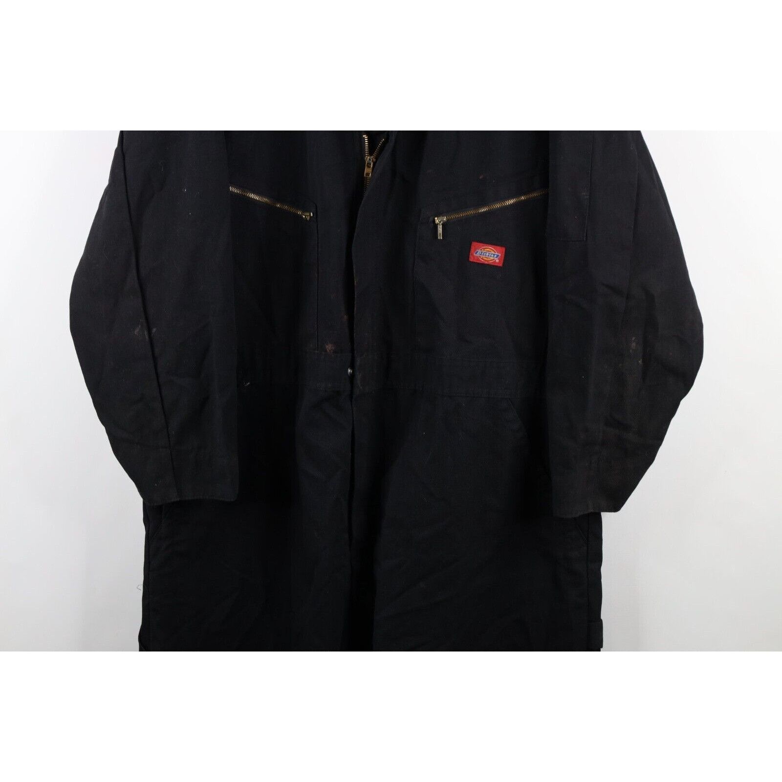 Dickies × Vintage Vintage 90s Dickies Distressed Spell Out Coveralls Bibs Size US XXL / EU 58 / 5 - 3 Thumbnail