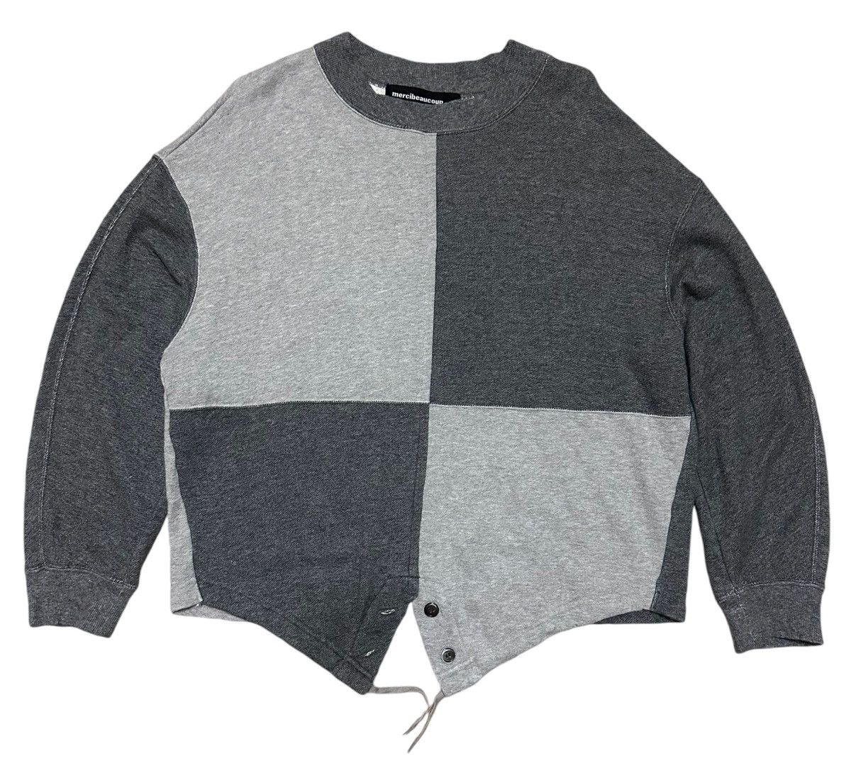 Issey Miyake × Japanese Brand × mercibeaucoup RARE ‼️ Issey Miyake Mercibeaucoup Patchwork Sweatshirts Size US M / EU 48-50 / 2 - 1 Thumbnail
