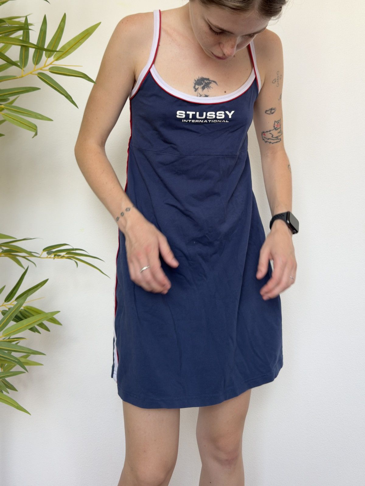Stussy VINTAGE STUSSY 2000s NAVY DRESS Size XL / US 12-14 / IT 48-50 - 1 Thumbnail
