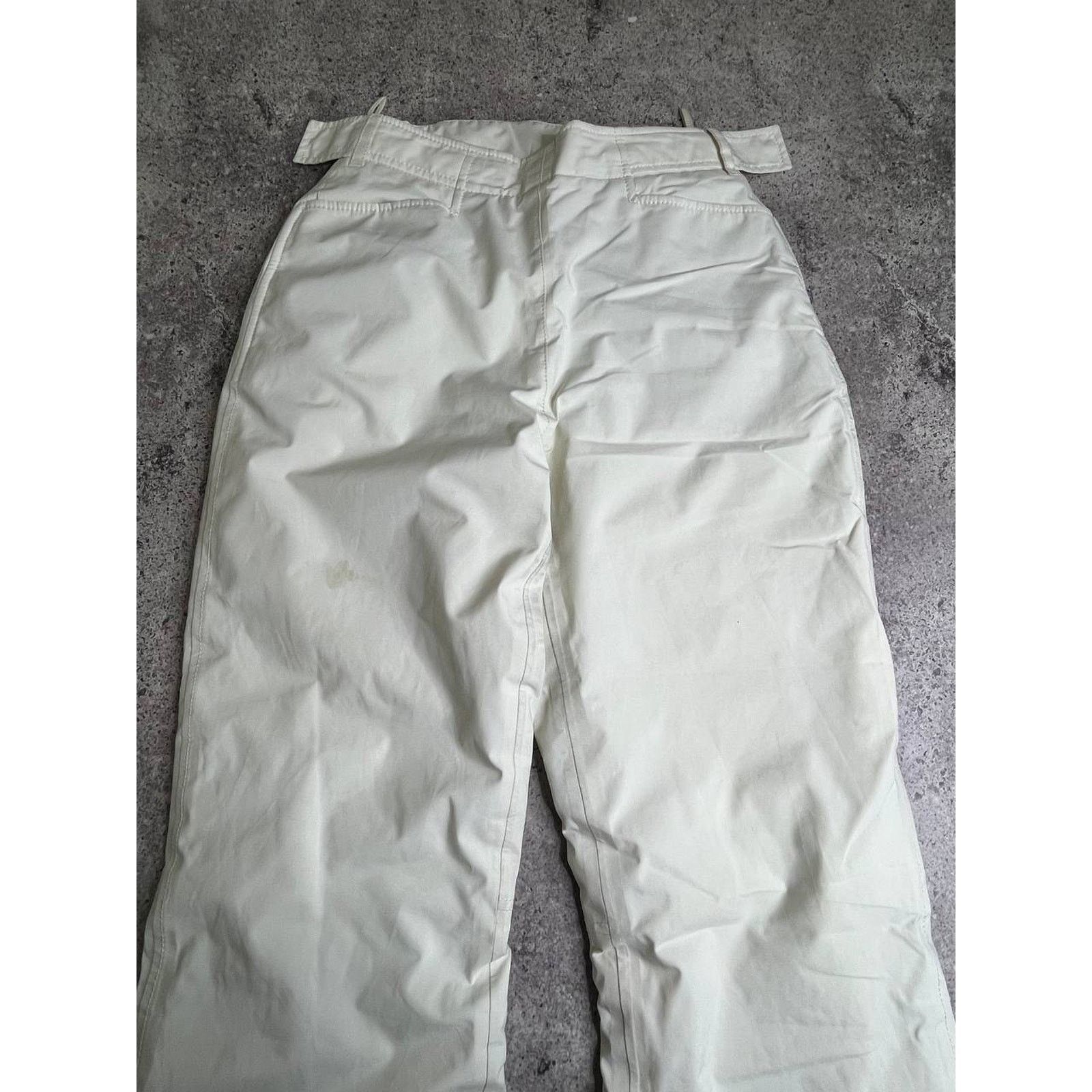 Prada Gore-Tex Technical Ski Snow Pants Cream White Size 40