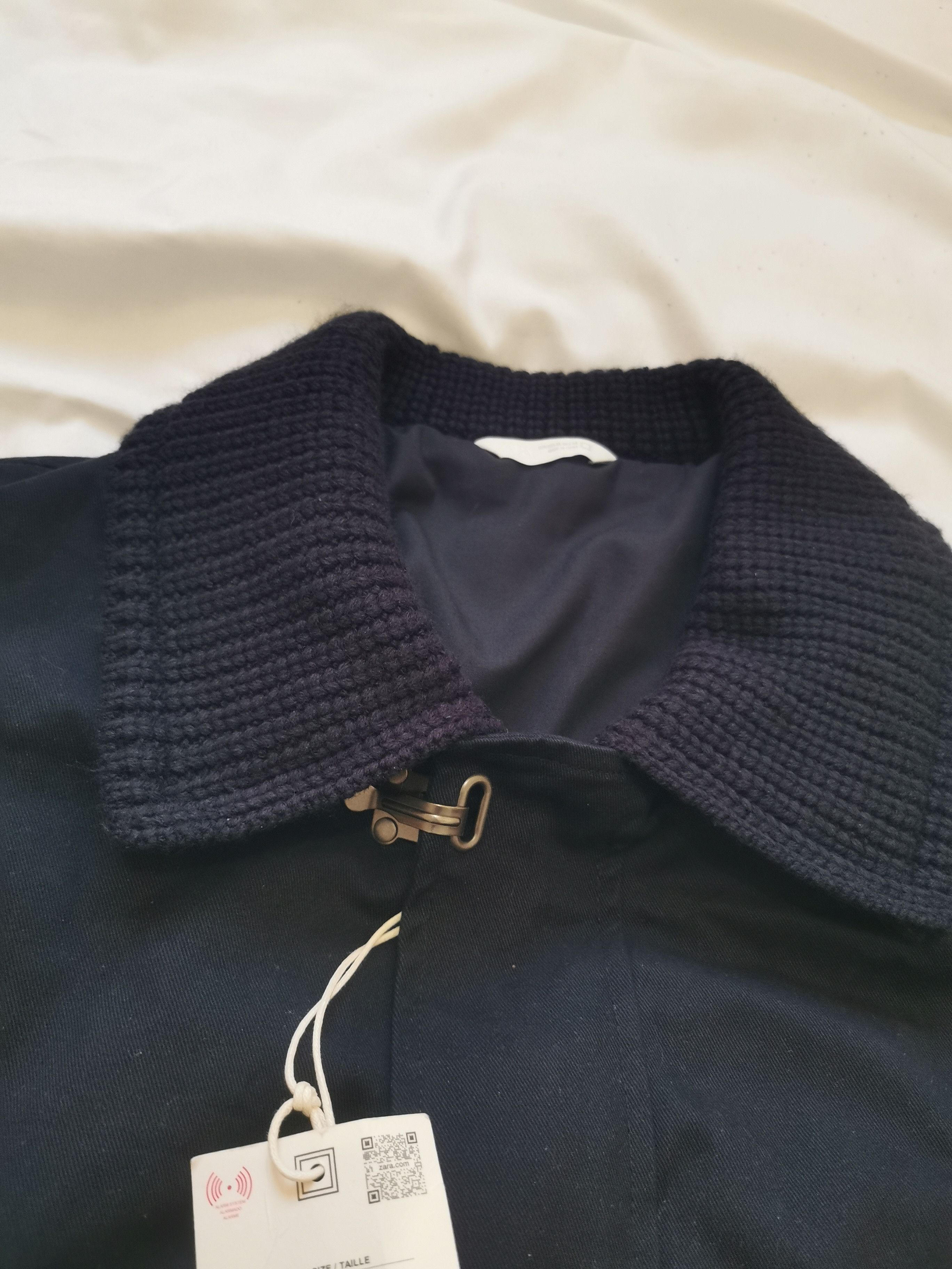 Zara Zara navy blue toggle jacket Size US XL / EU 56 / 4 - 3 Thumbnail