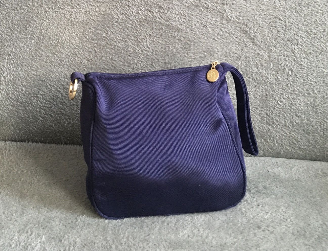 Dior Christian Dior Vintage Blue Cosmetic Travel Bag Pouch Size ONE SIZE - 1 Thumbnail