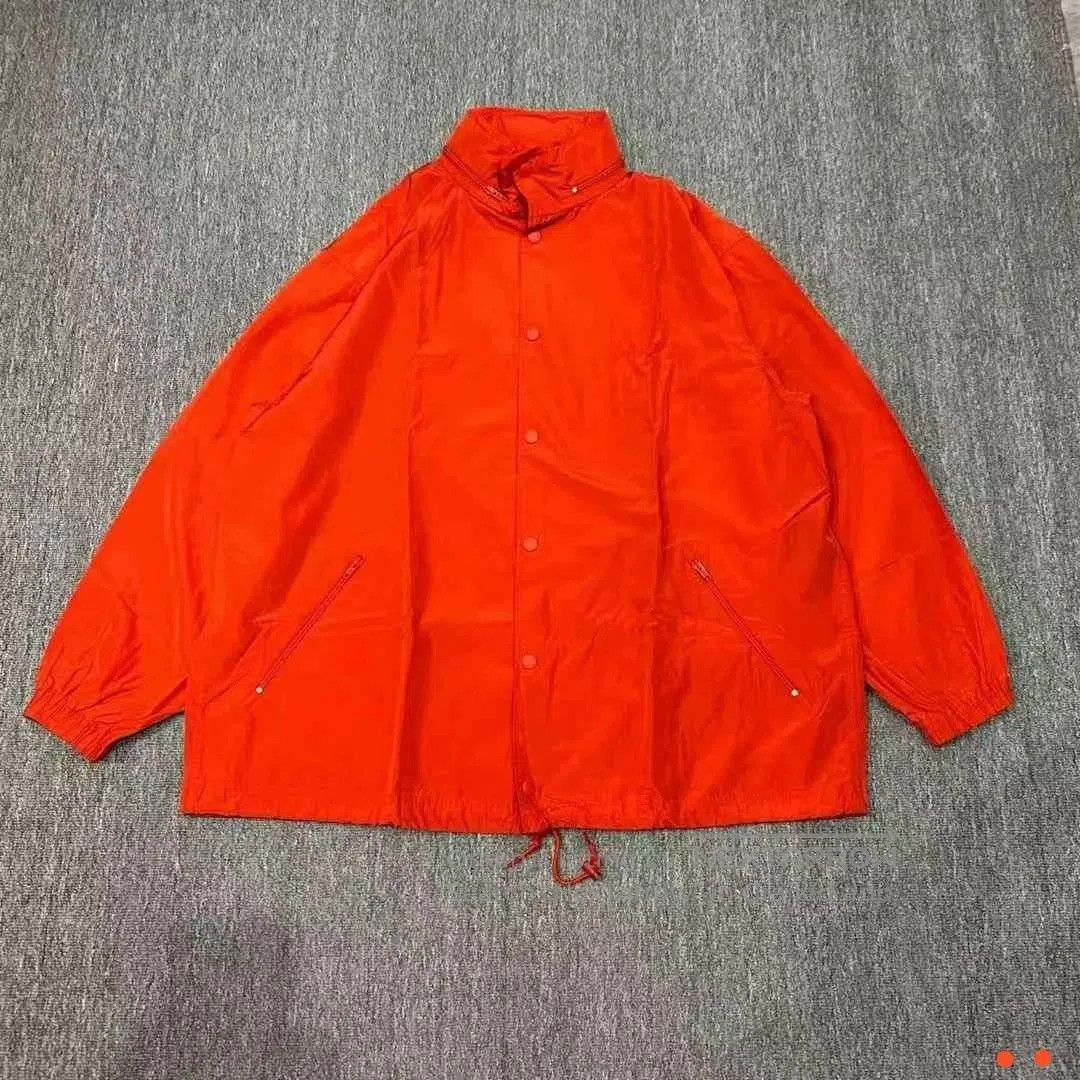 Balenciaga Balenciaga Red Embroidered Logo Jacket. Size US M / EU 48-50 / 2 - 1 Thumbnail