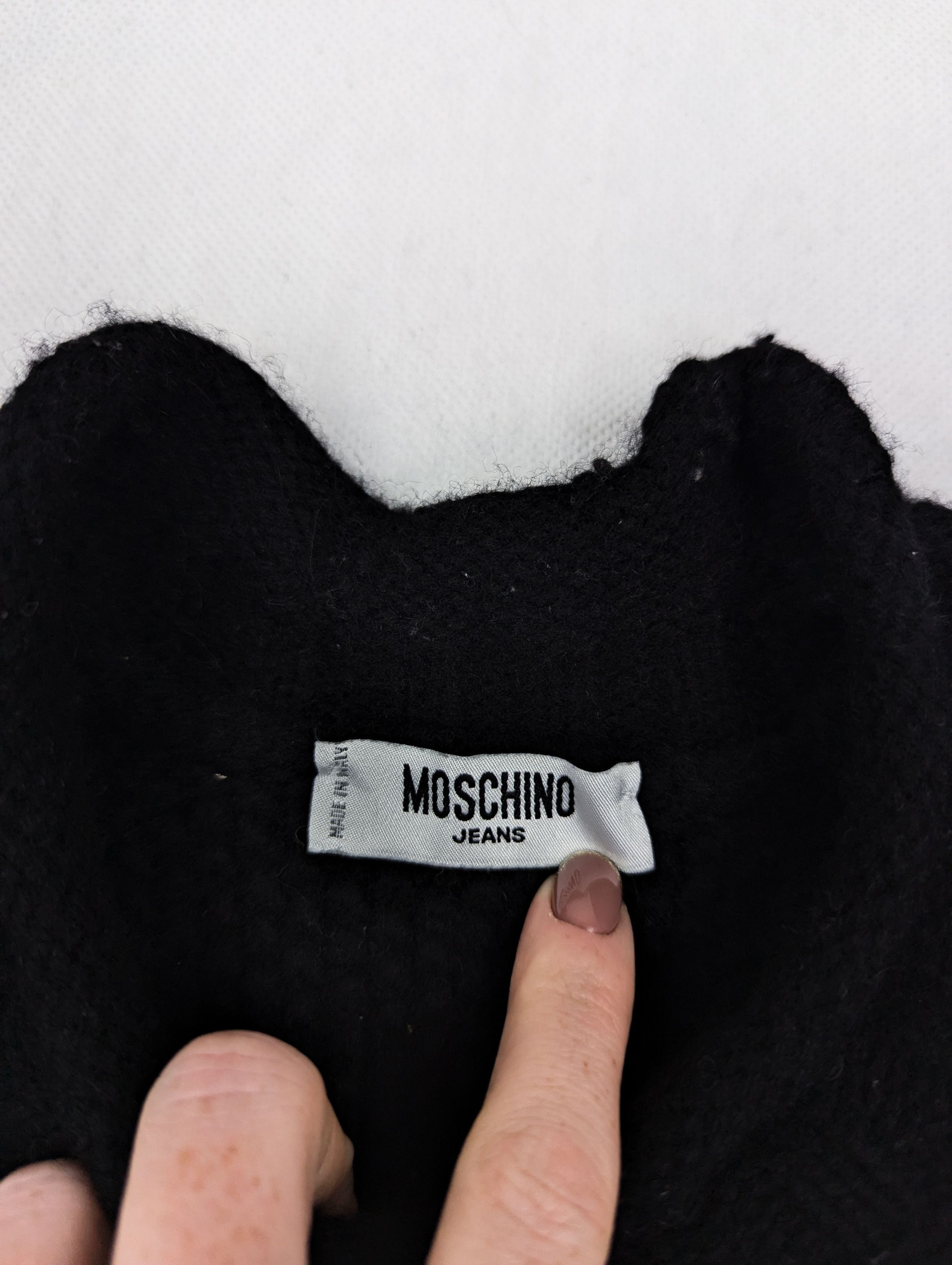 Moschino Moschino black wool sweater jumper L Size L / US 10 / IT 46 - 3 Thumbnail
