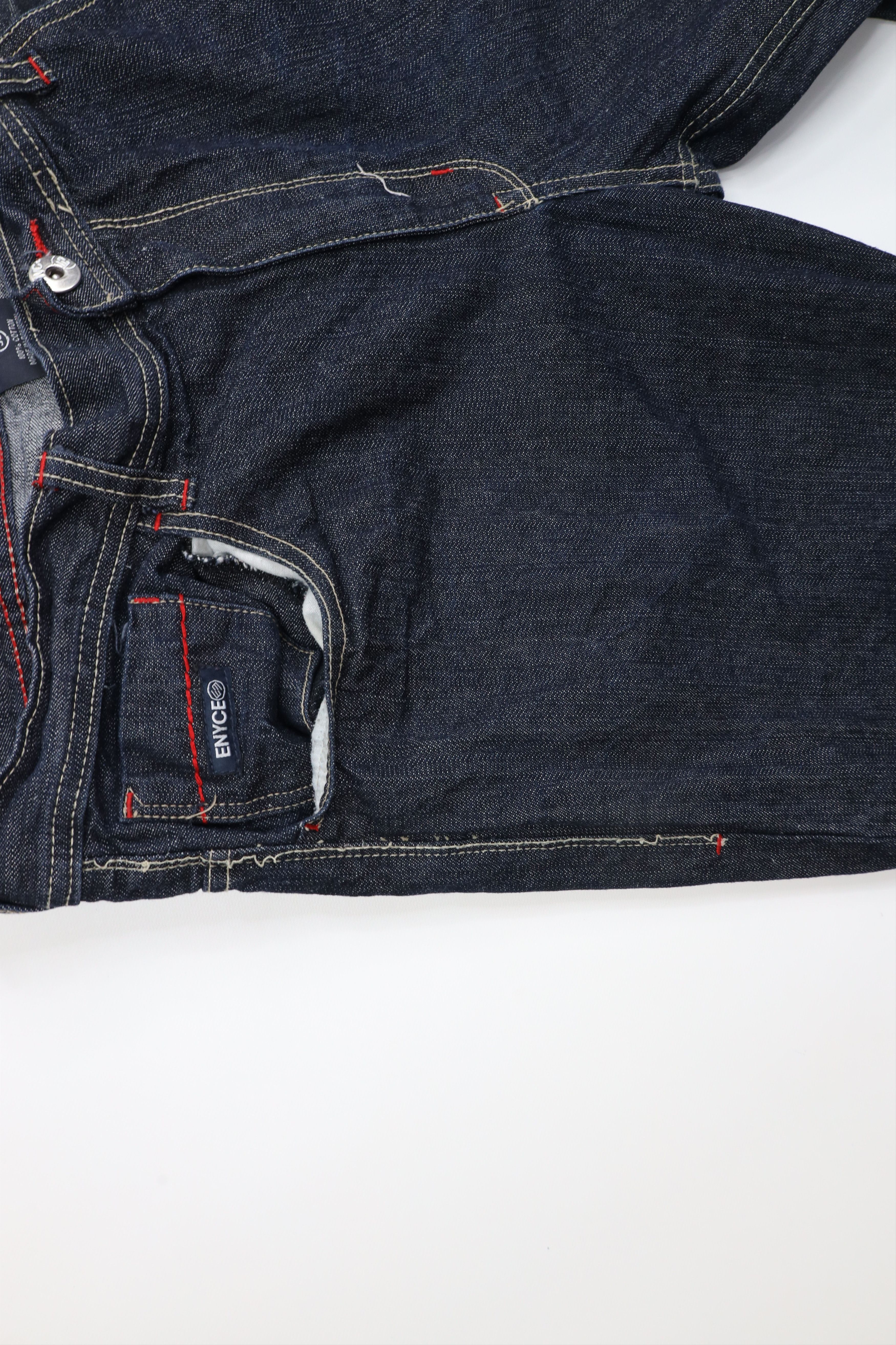 Enyce × Vintage Vintage Enyce Distressed Baggy Fit Wide Leg Denim Jeans Blue Size US 38 / EU 54 - 5 Thumbnail
