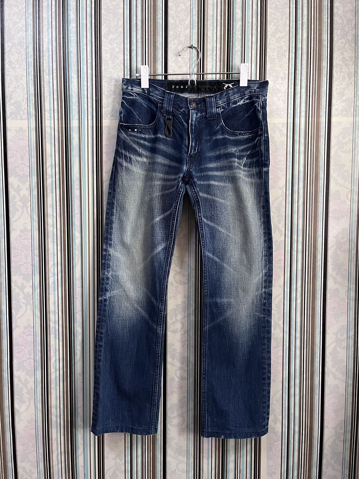 roarguns 1990s Hook metal distress denim look #C2 Size US 29 - 2 Thumbnail