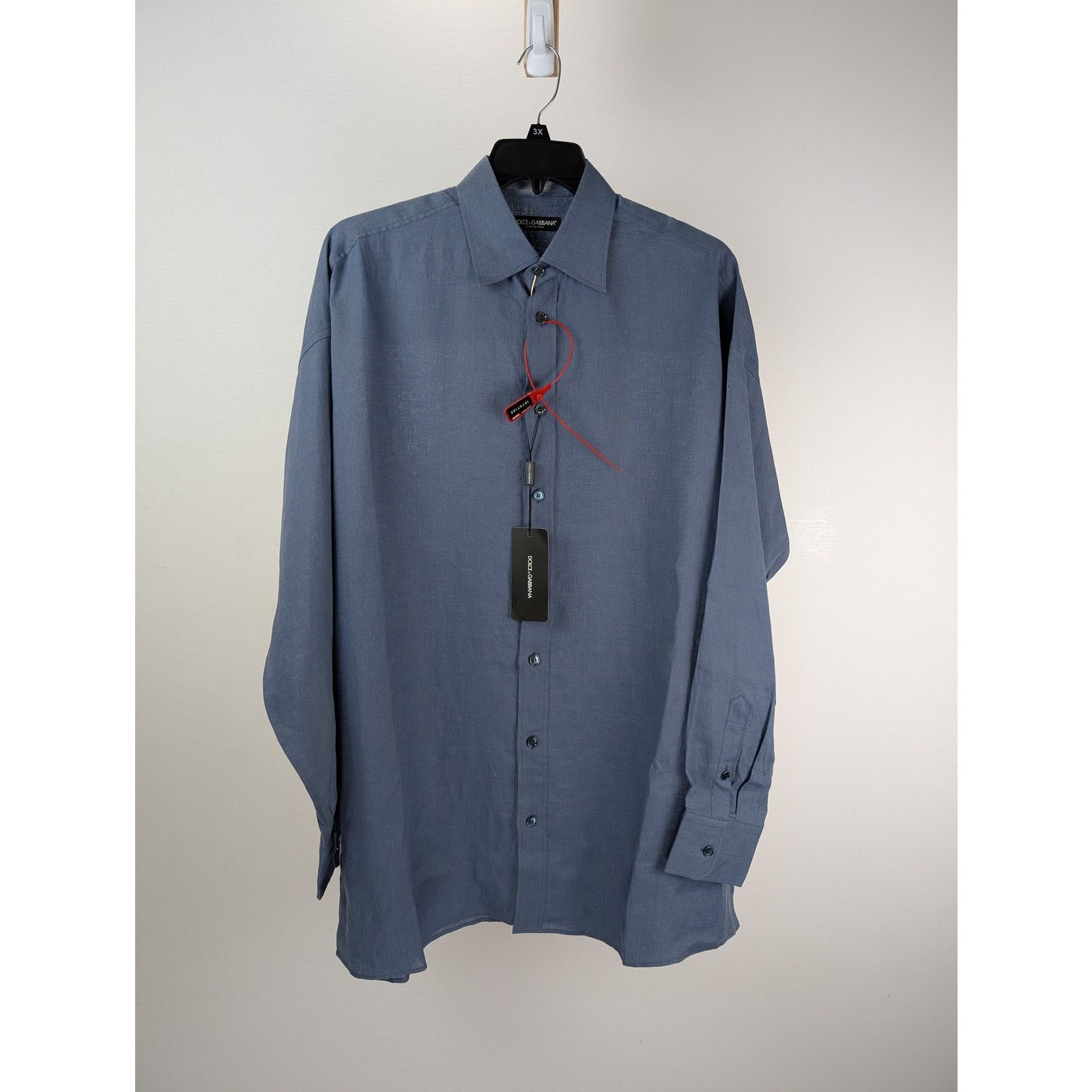 Dolce & Gabbana o1rshd1 CC20 Button up Shirt in Blue Size US M / EU 48-50 / 2 - 8 Thumbnail
