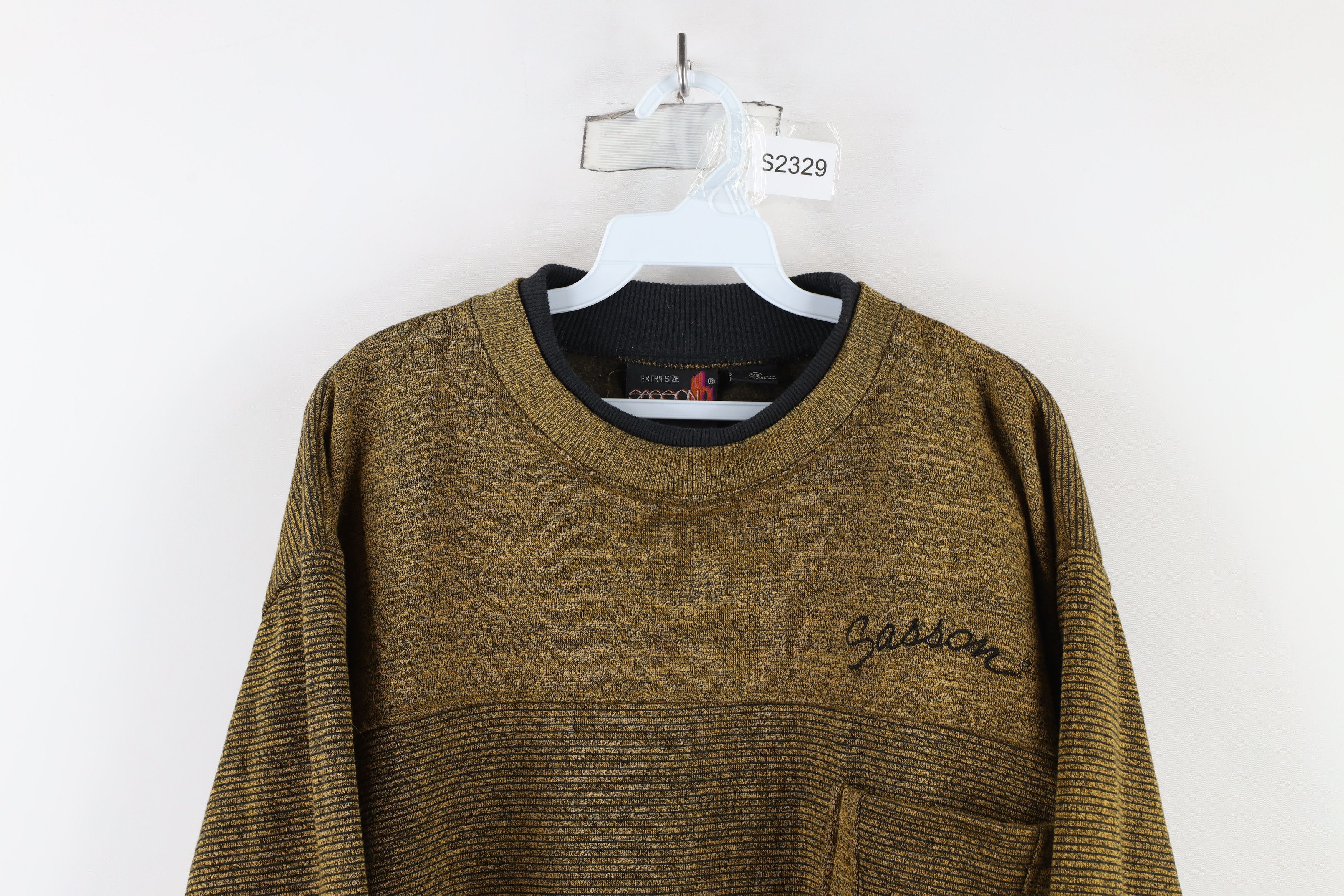 Vintage Vintage 90s Streetwear Heavyweight Crewneck Sweatshirt Size US XXL / EU 58 / 5 - 2 Thumbnail