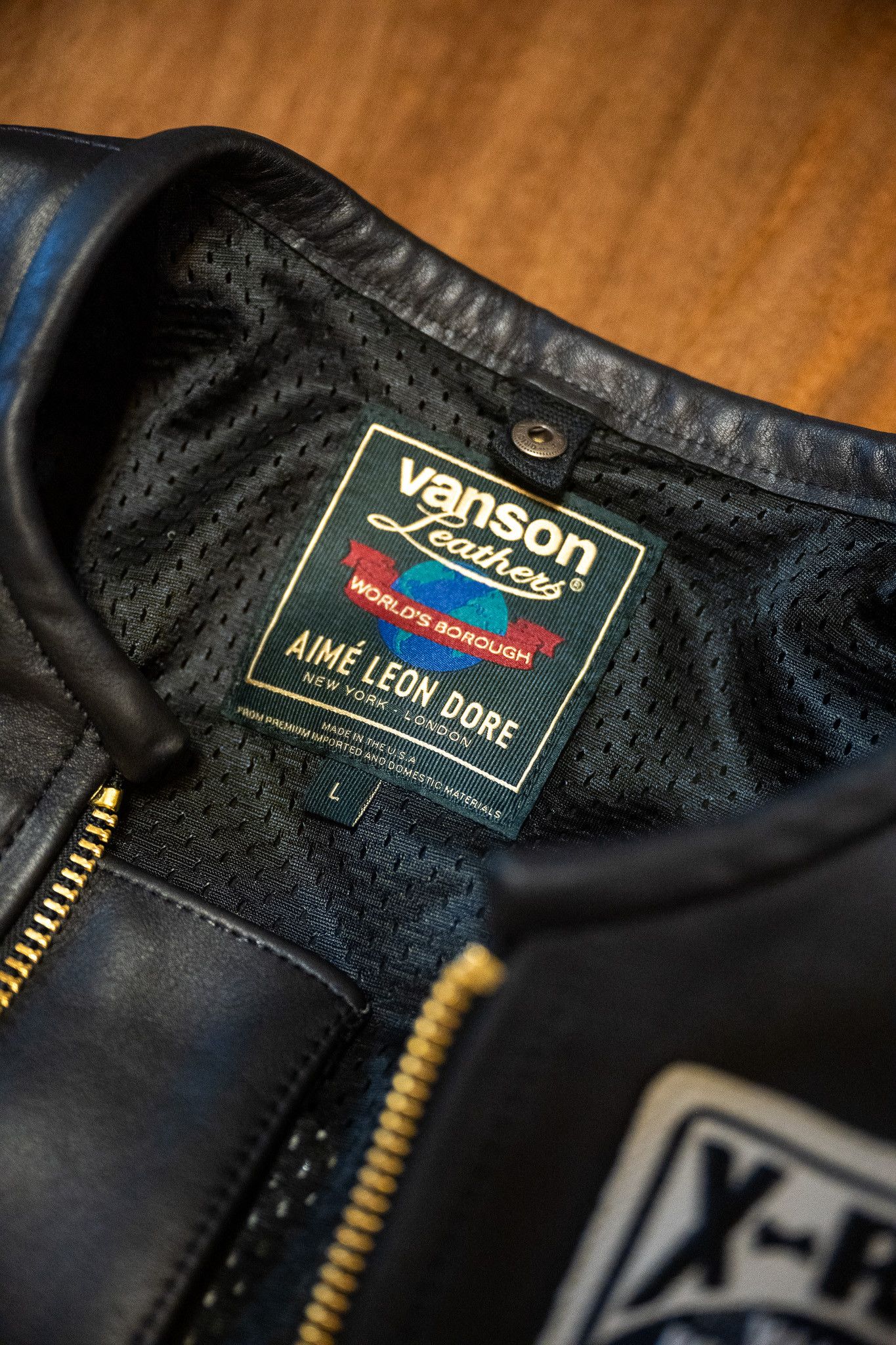 Aime Leon Dore × Vanson Leathers ALD x VANSON Raffia Leather Jacket Size US L / EU 52-54 / 3 - 6 Thumbnail