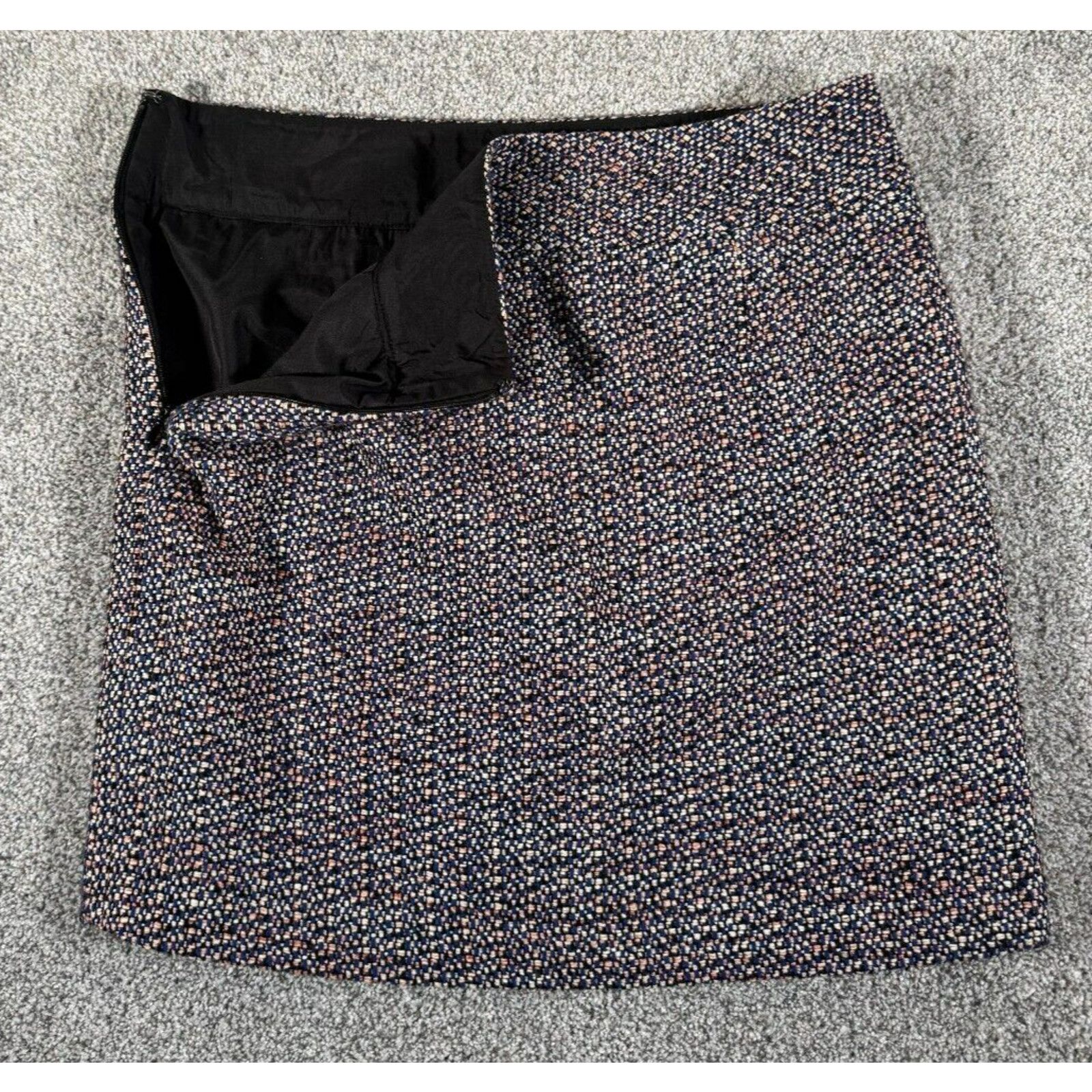 Loft Loft Mini Skirt Size 6 Bouclé Tweed Chic Office Twee Wool Size 28" / US 6 / IT 42 - 10 Thumbnail
