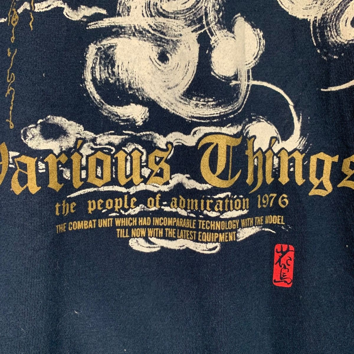 Japanese Brand THE BREAKER Japanese Mythology Graphic Sweatshirt #3623-C166 Size US L / EU 52-54 / 3 - 4 Thumbnail
