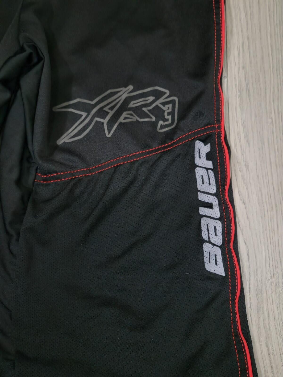 Eddie Bauer Bauer XR 3 RH Pants Roller Inline Hockey #12 Red/Black Size ONE SIZE - 7 Thumbnail