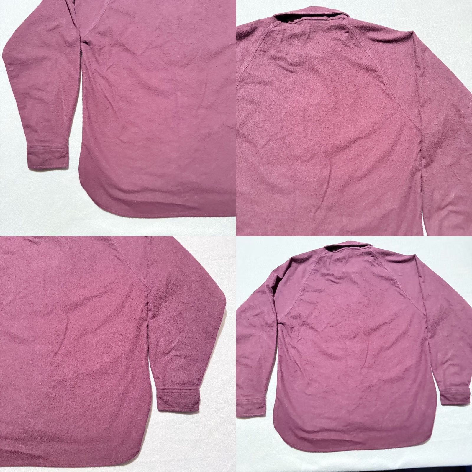 Vintage VINTAGE Woolrich Shirt Women Burgundy USA Made Hidden Button Placket Top - Large Size L / US 10 / IT 46 - 9 Thumbnail