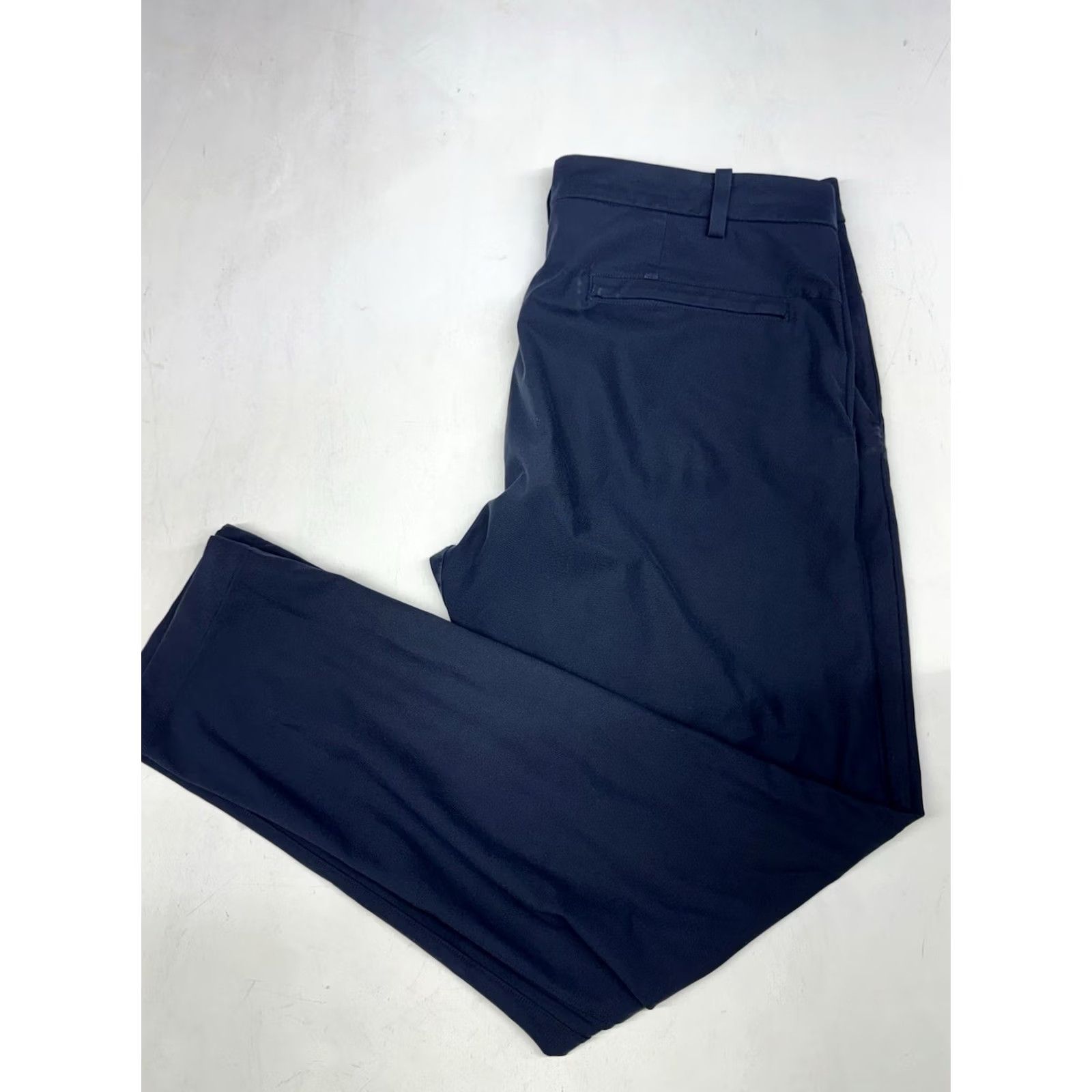 Lululemon Lululemon Commission Pant Classic Men 34x30 Navy Blue Chino Stretch 5-Pocket Flat Front Straight Leg Size US 34 / EU 50 - 2 Thumbnail