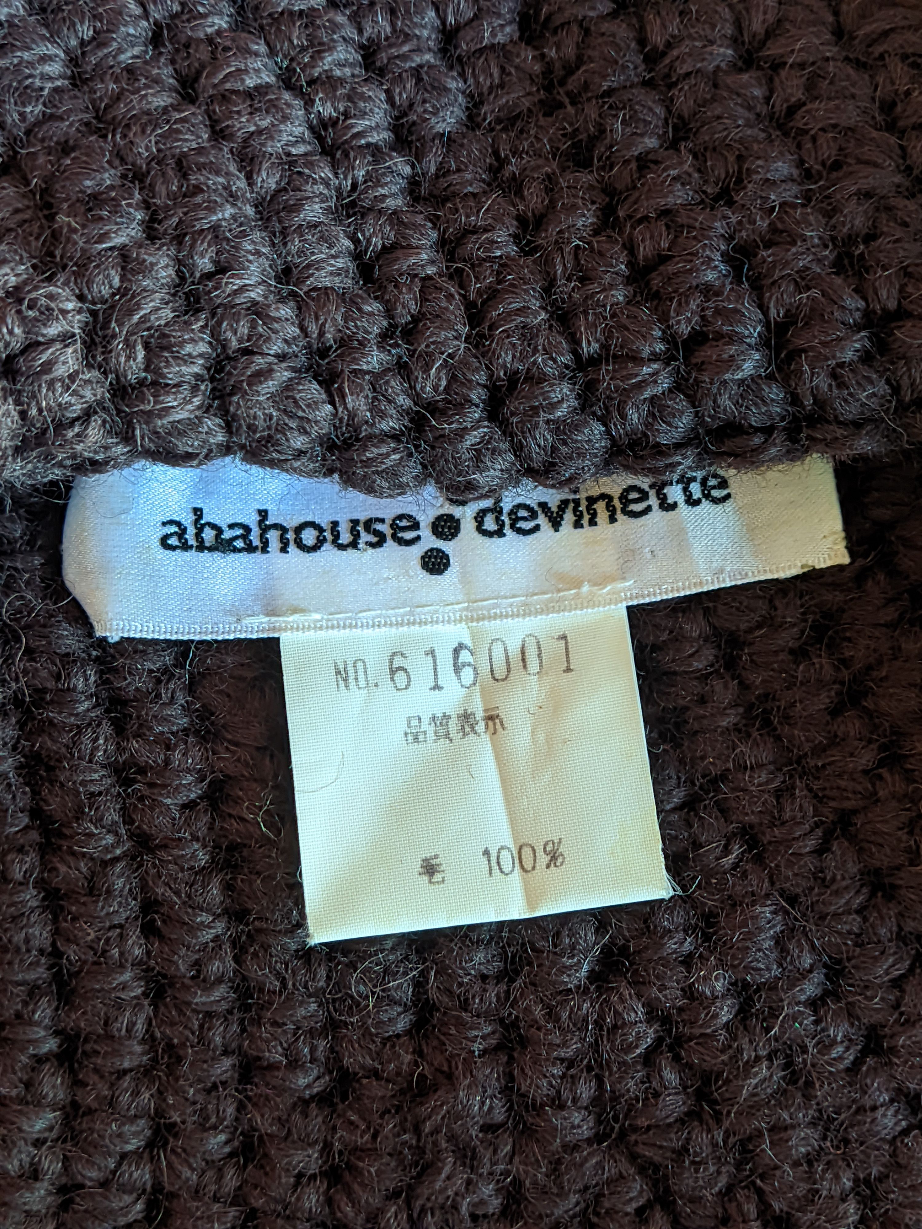 ABAHOUSE Abahouse devinette Knited Made In Japan Size ONE SIZE - 4 Thumbnail