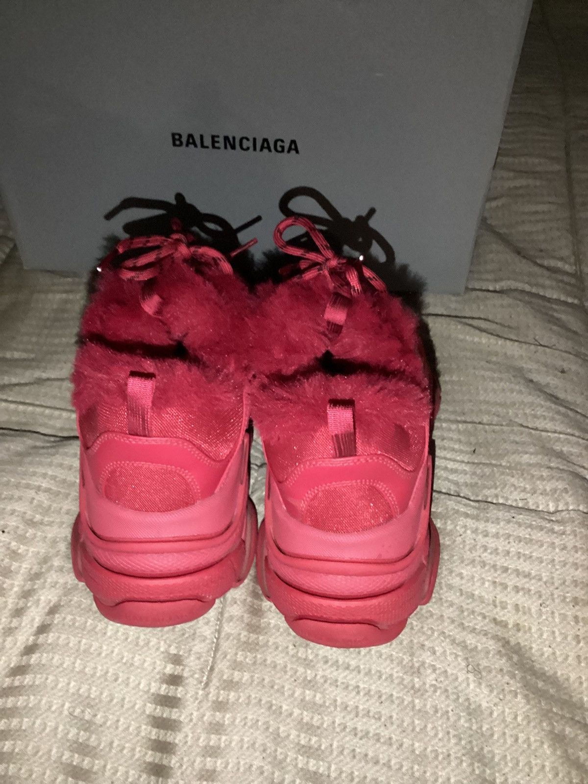Balenciaga Balenciaga Triple S Faux Fur Size US 11 / EU 44 - 5 Thumbnail