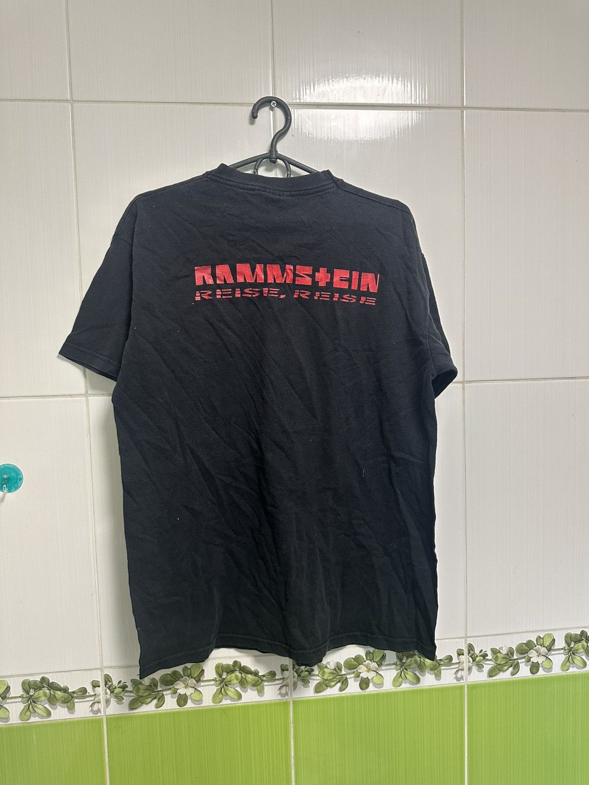 Band Tees × Vintage Rammstein reise tee big logo band t-shirt Size US M / EU 48-50 / 2 - 5 Thumbnail