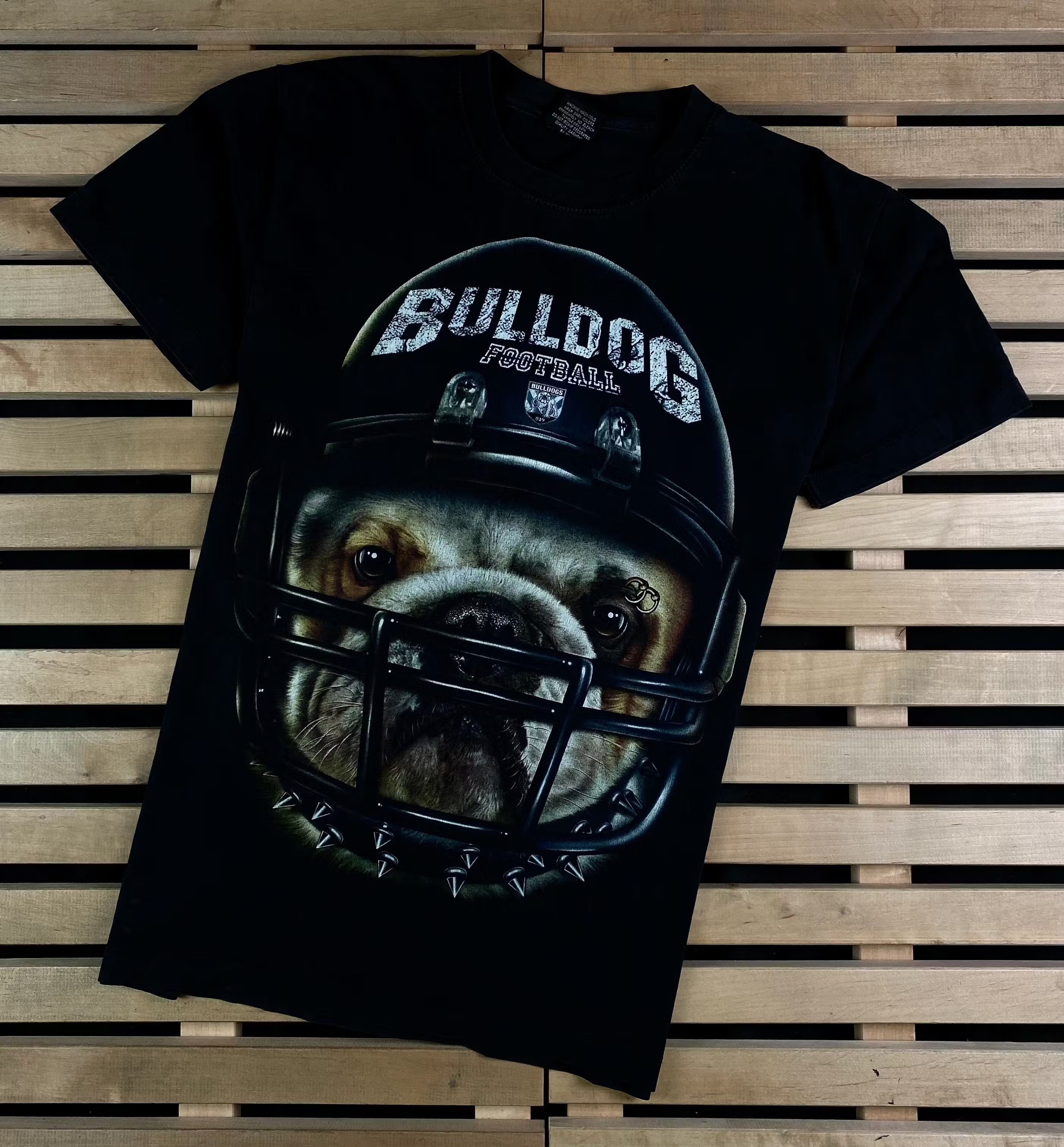 Band Tees Mens Vintage T Shirt Bulldog Football Size M Size US M / EU 48-50 / 2 - 1 Thumbnail