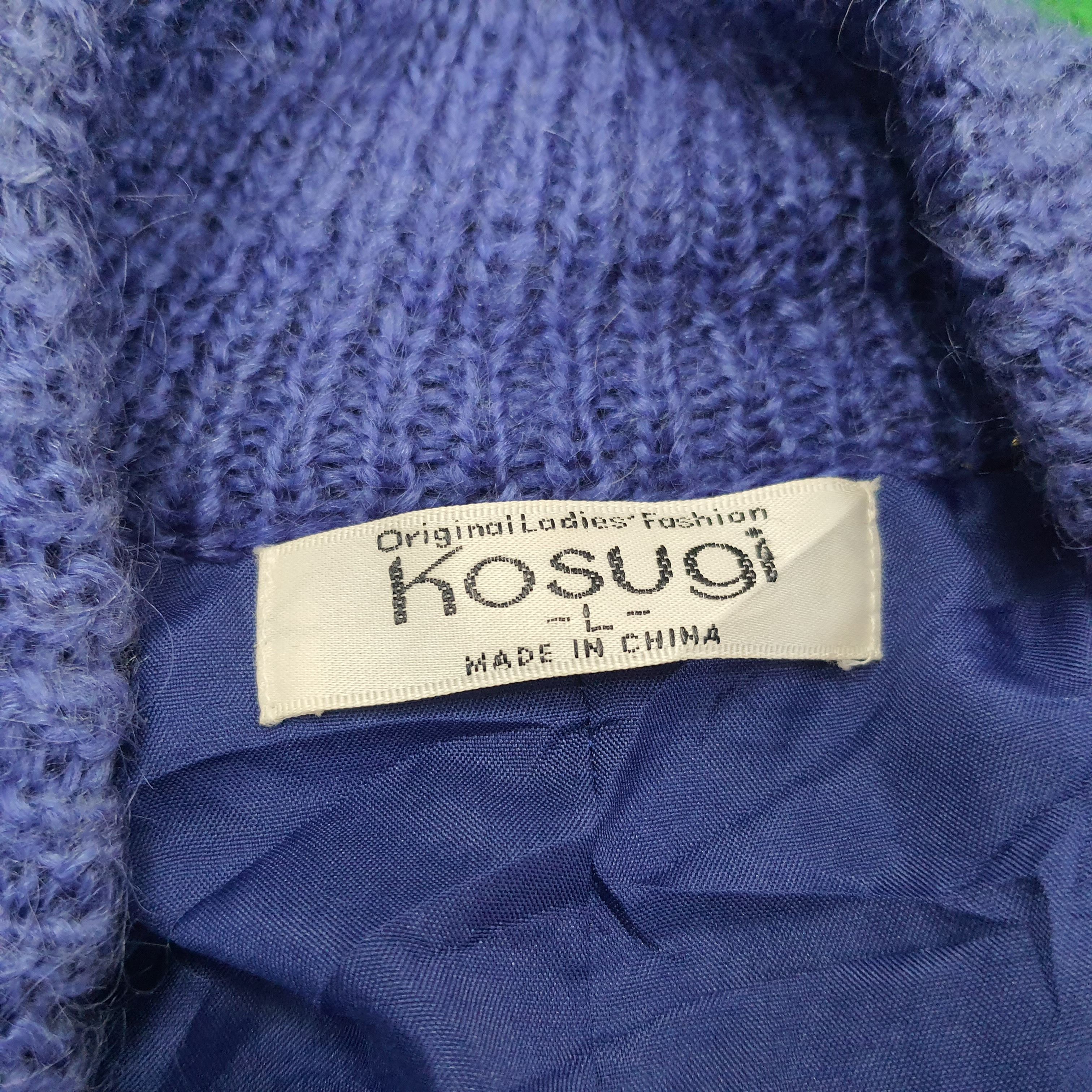 Japanese Brand × Vintage Vintage Kosugi Knitted Cardigan Size L / US 10 / IT 46 - 5 Thumbnail