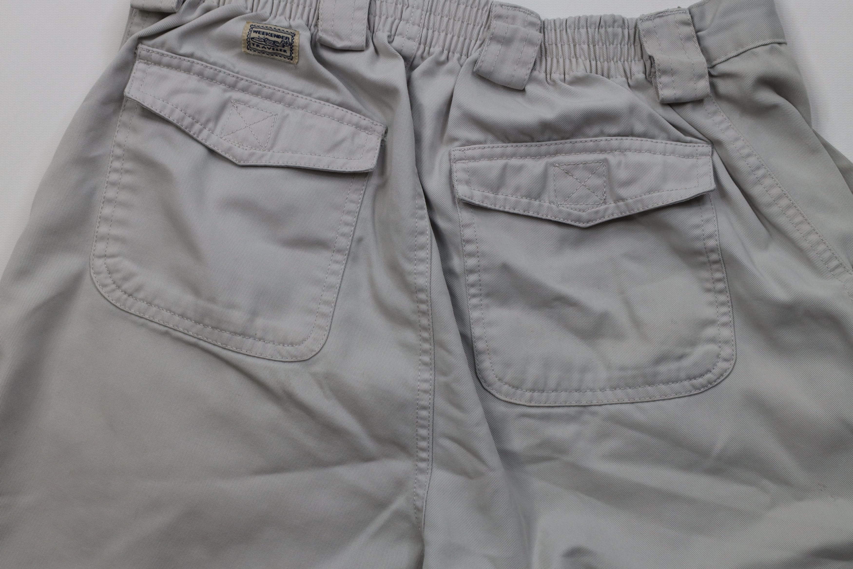 Vintage Vintage 90s Streetwear Above Knee Trekking Cargo Shorts Gray Size US 32 / EU 48 - 10 Thumbnail