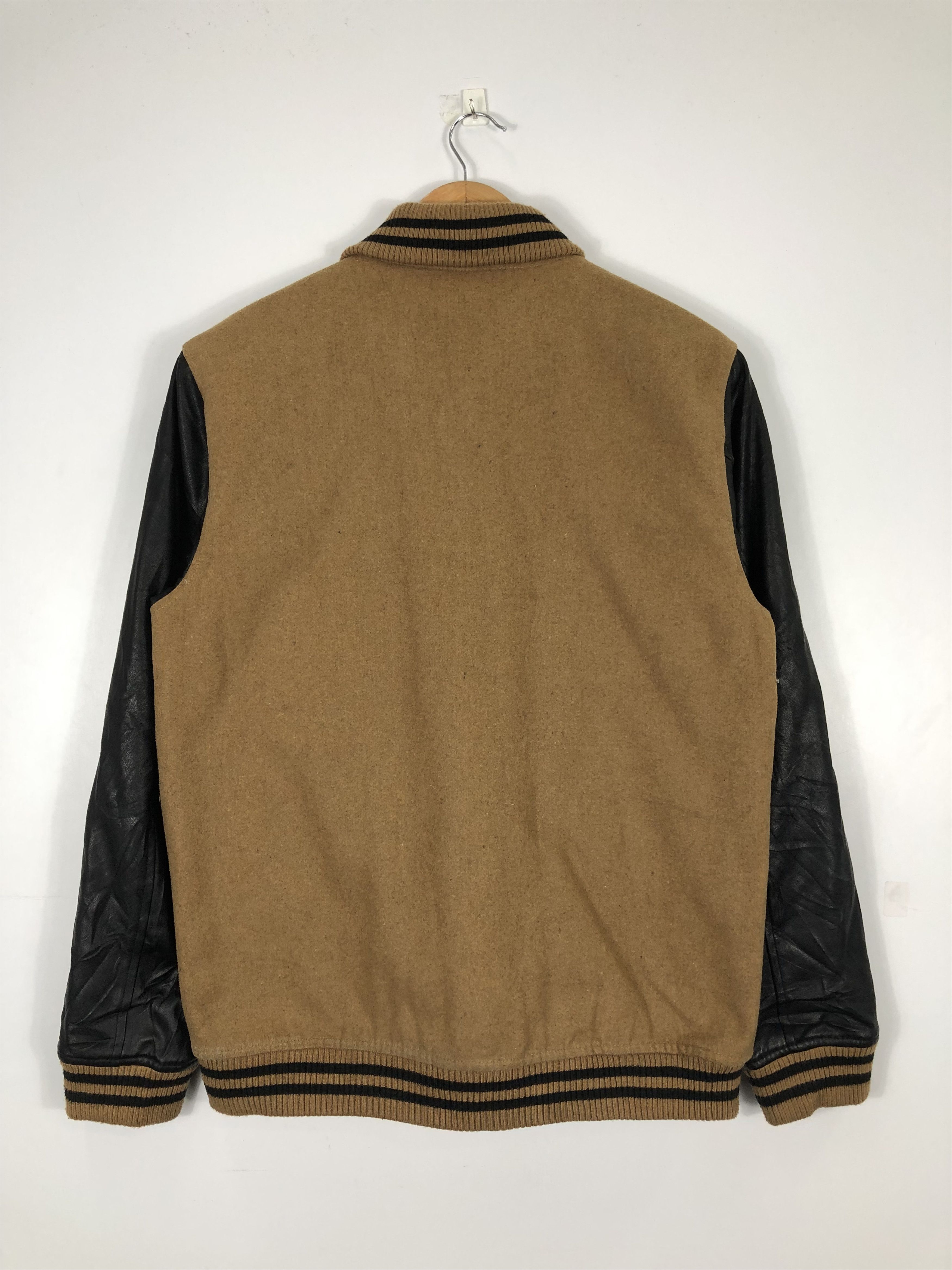 Naval Clothing Factory Naval Clothing Factory Varsity Jacket Leather Sleeve V0186 Size US L / EU 52-54 / 3 - 3 Thumbnail