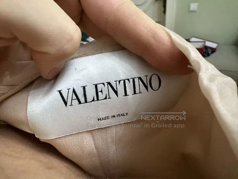 Valentino Valentino Champagne pink silk dress long skirt Size M / US 6-8 / IT 42-44 - 4 Thumbnail