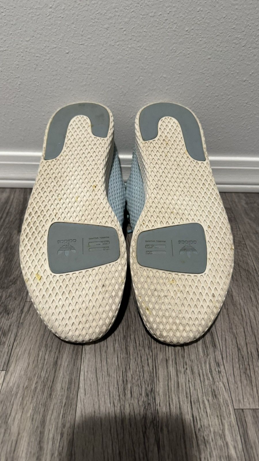 Adidas Icy Blue Human Race Tennis Size US 10 / EU 43 - 7 Thumbnail