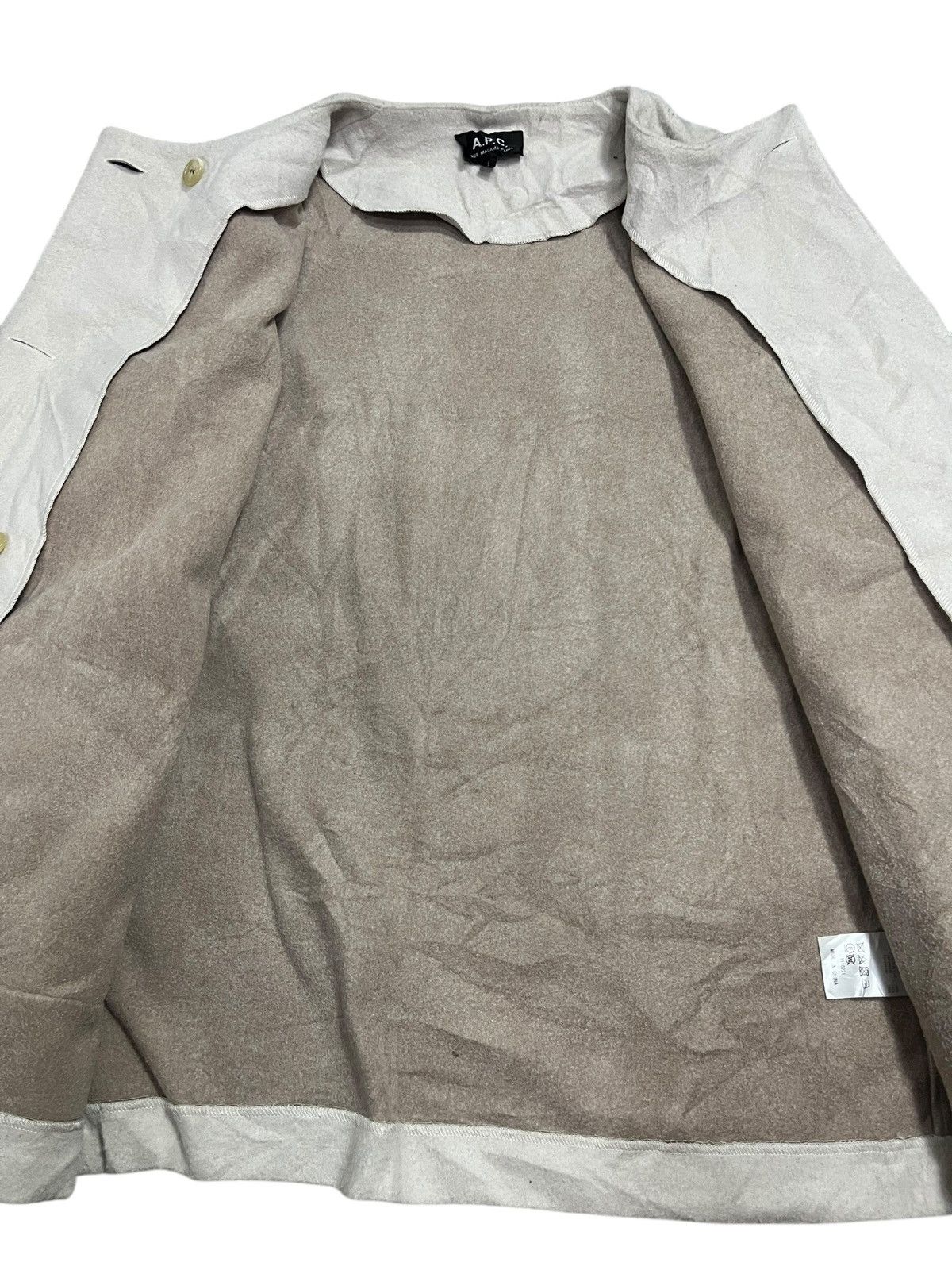 A.P.C. A.P.C. Paris Double Breasted Pea Coat Wool Jacket Size S / US 4 / IT 40 - 10 Thumbnail