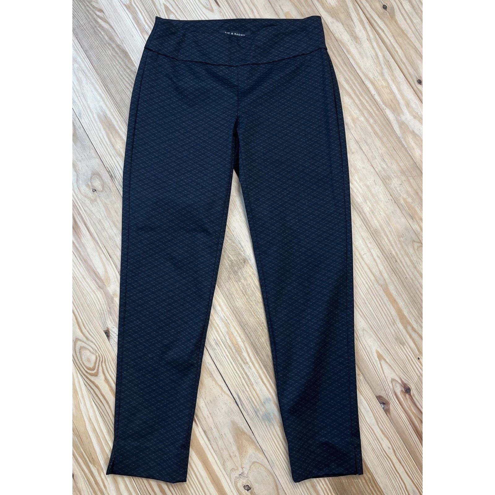 Other Zac & Rachel Womens Dark Gray Plaid Leggings Slacks Size S Size 29" - 1 Thumbnail