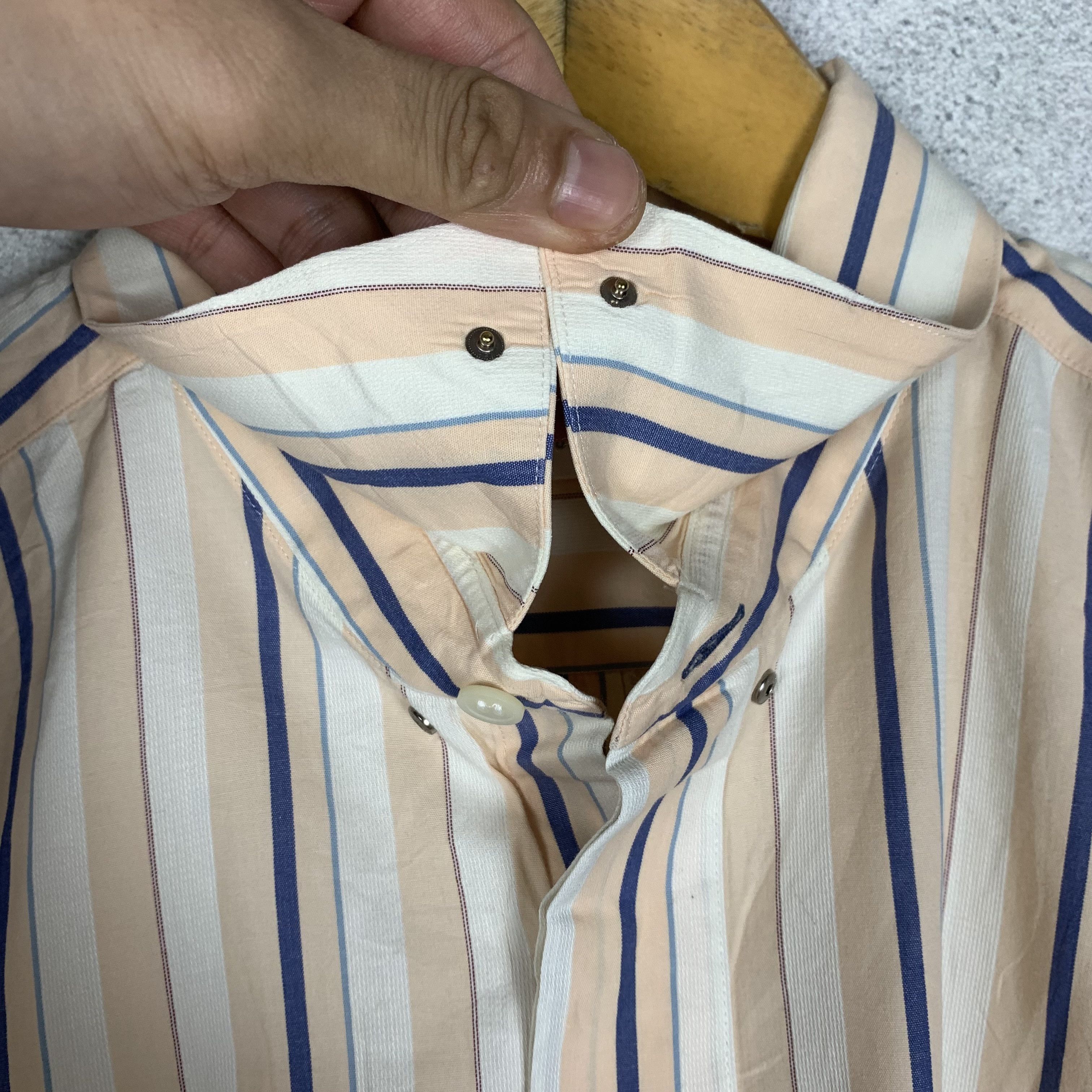 Issey Miyake Vintage Issey Miyake Striped Shirt Size US M / EU 48-50 / 2 - 6 Thumbnail
