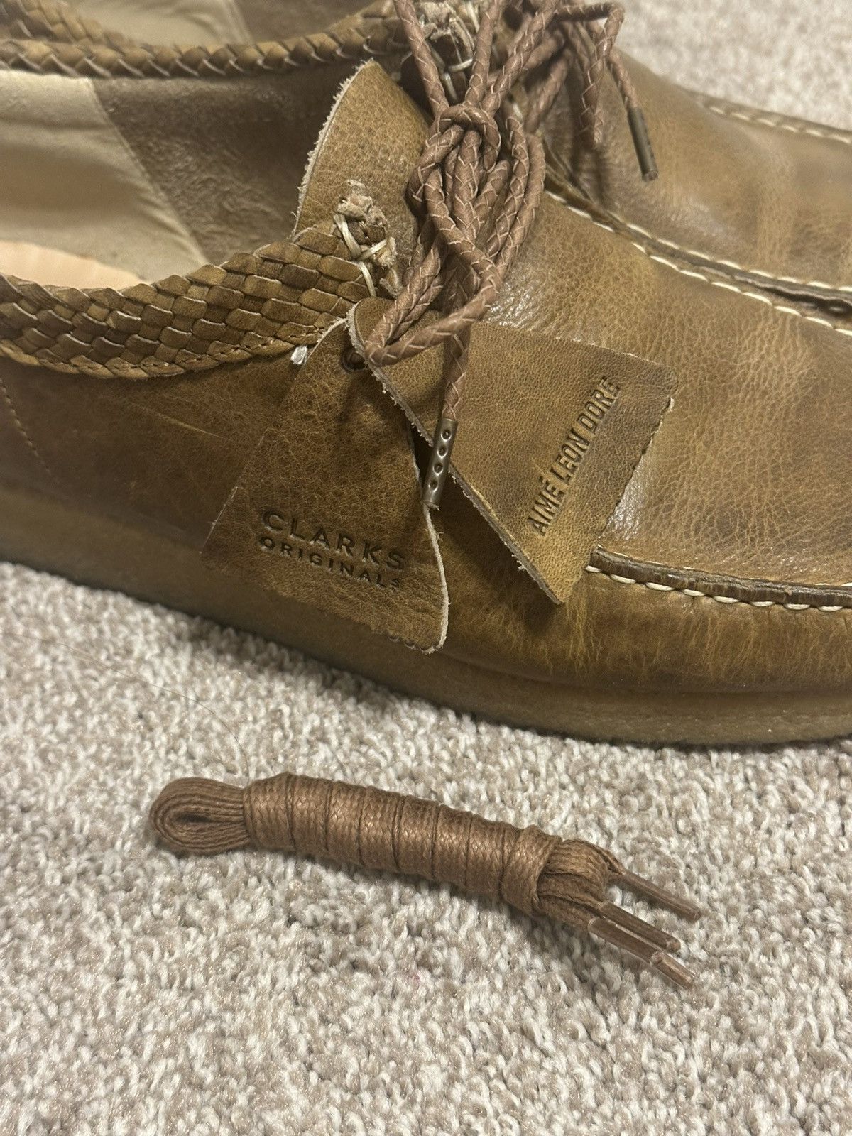 Aime Leon Dore × Clarks Aime Leon Dore x Clarks Wallabee Sand Leather Size US 8.5 / EU 41-42 - 8 Thumbnail