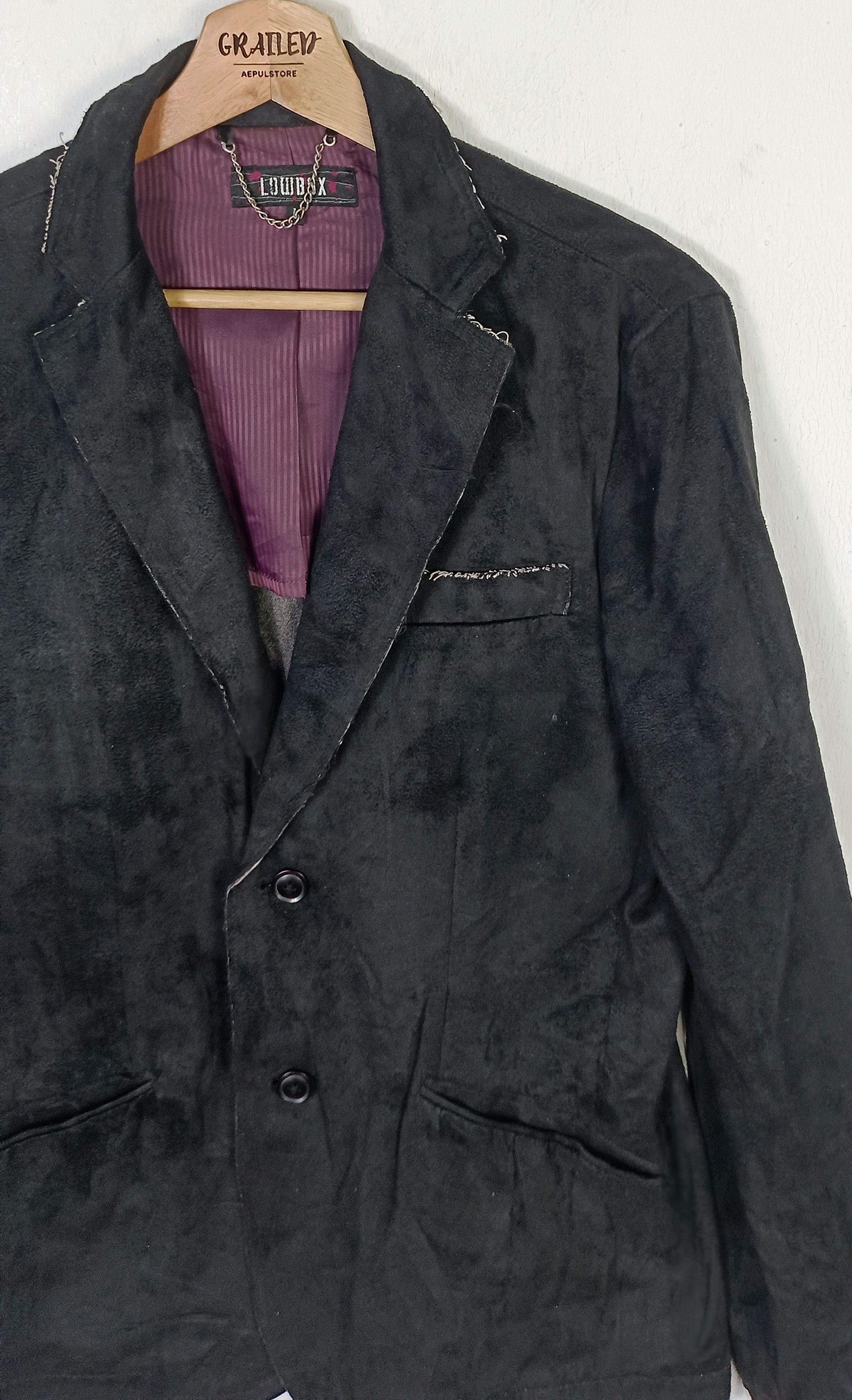 LOWBOX Low Box Suede Blazer ifsixwasnine lgb style Size US M / EU 48-50 / 2 - 3 Thumbnail