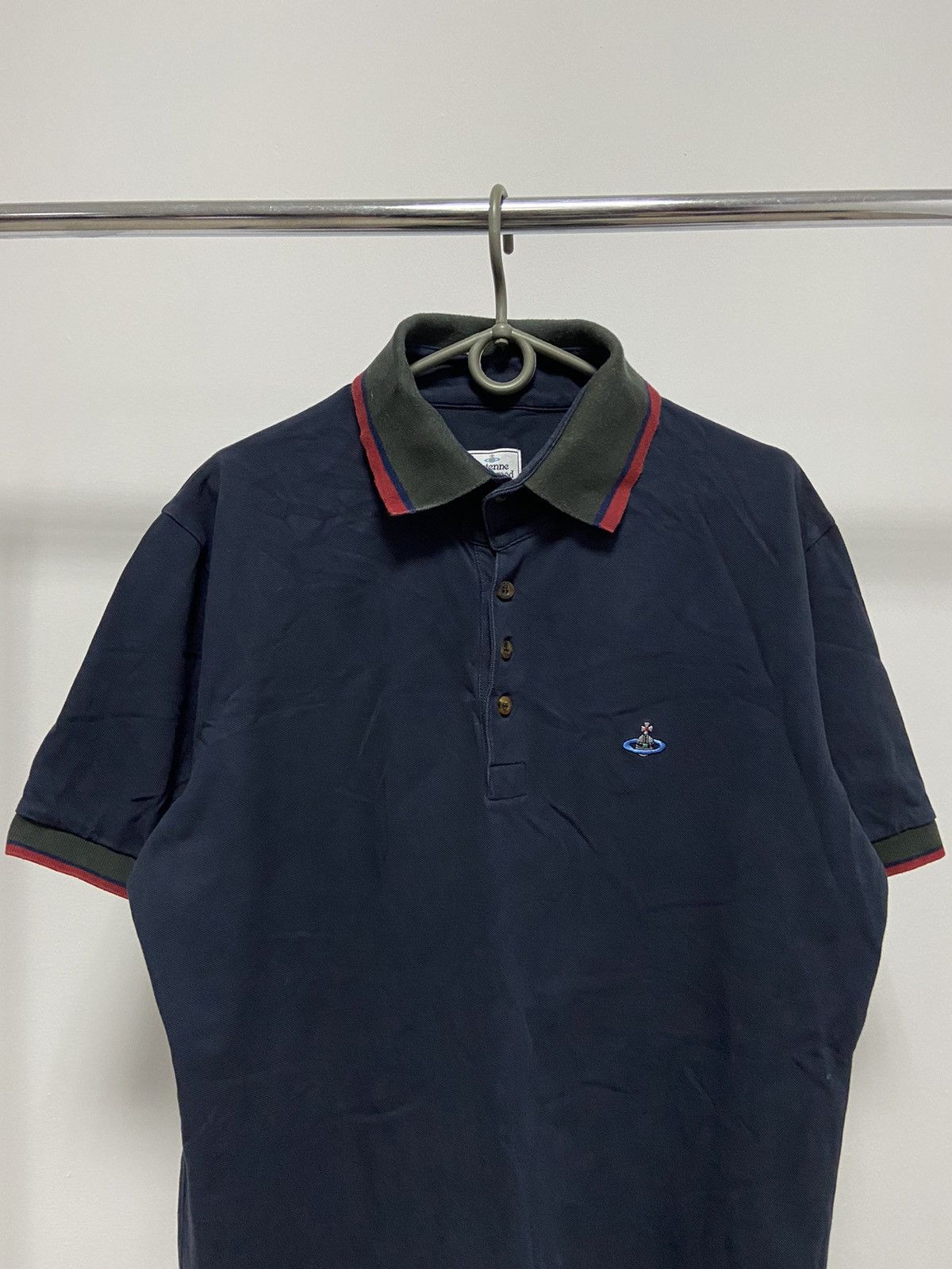 Vintage × Vivienne Westwood Vivienne Westwood Polo T Shirt Vintage Small Orb Logo Luxury Size US XL / EU 56 / 4 - 2 Thumbnail