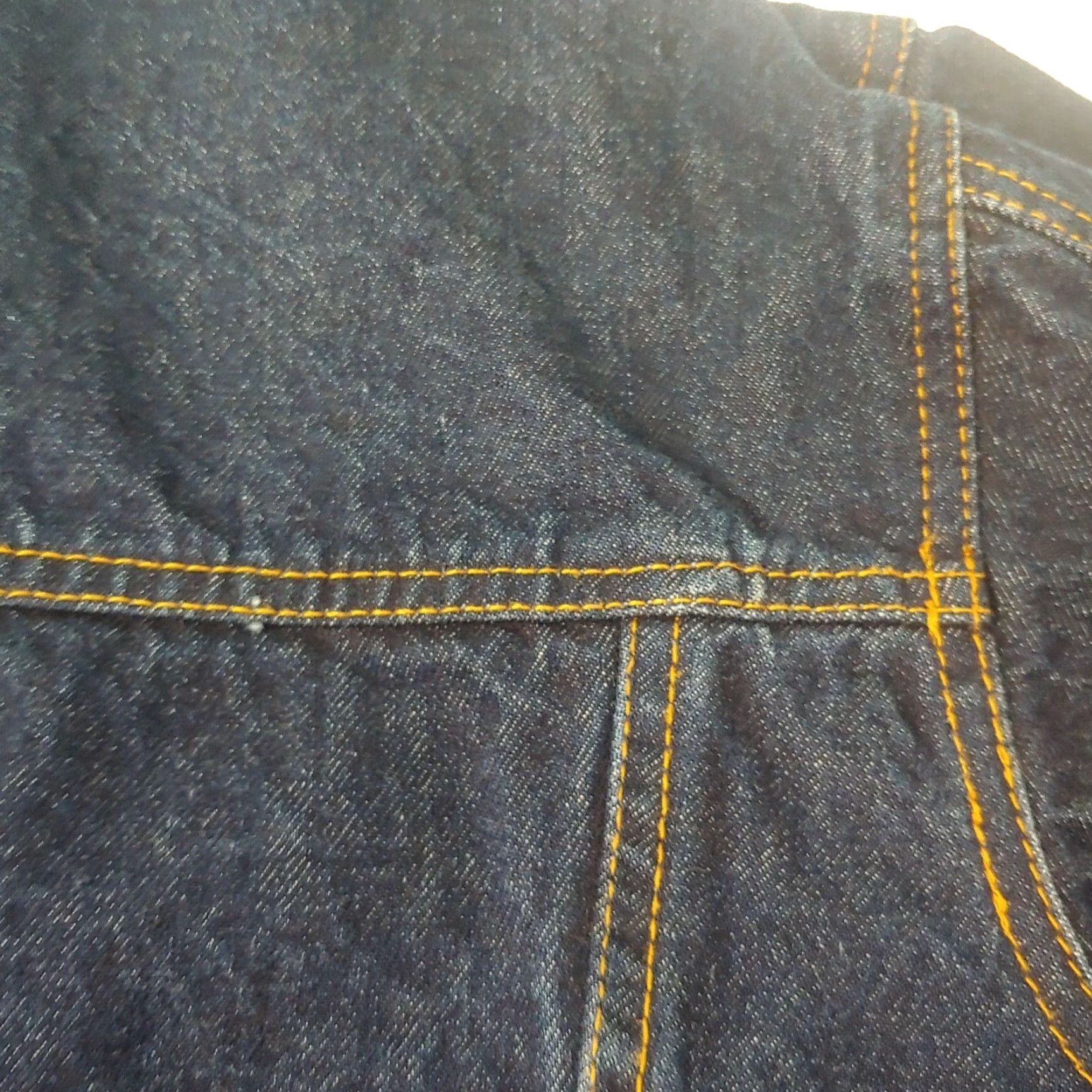 VINTAGE Jordache Jacket Women L Denim Blue Button Up Retro Classic Trucker Jacket Womens