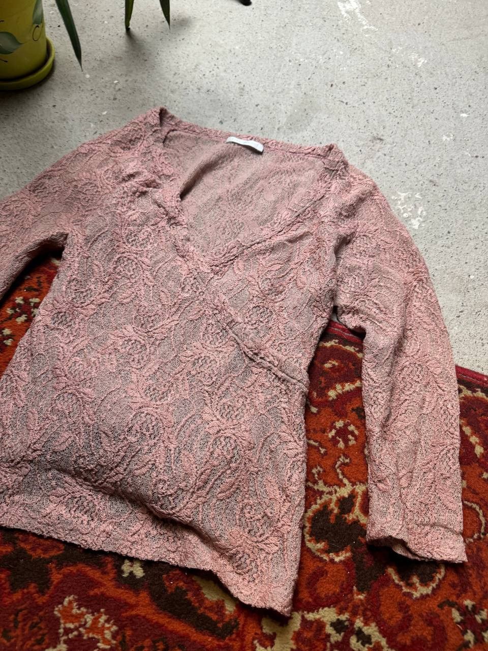 Japanese Brand × Vintage Promod streetwear rose vintage sweater Size M / US 6-8 / IT 42-44 - 2 Thumbnail