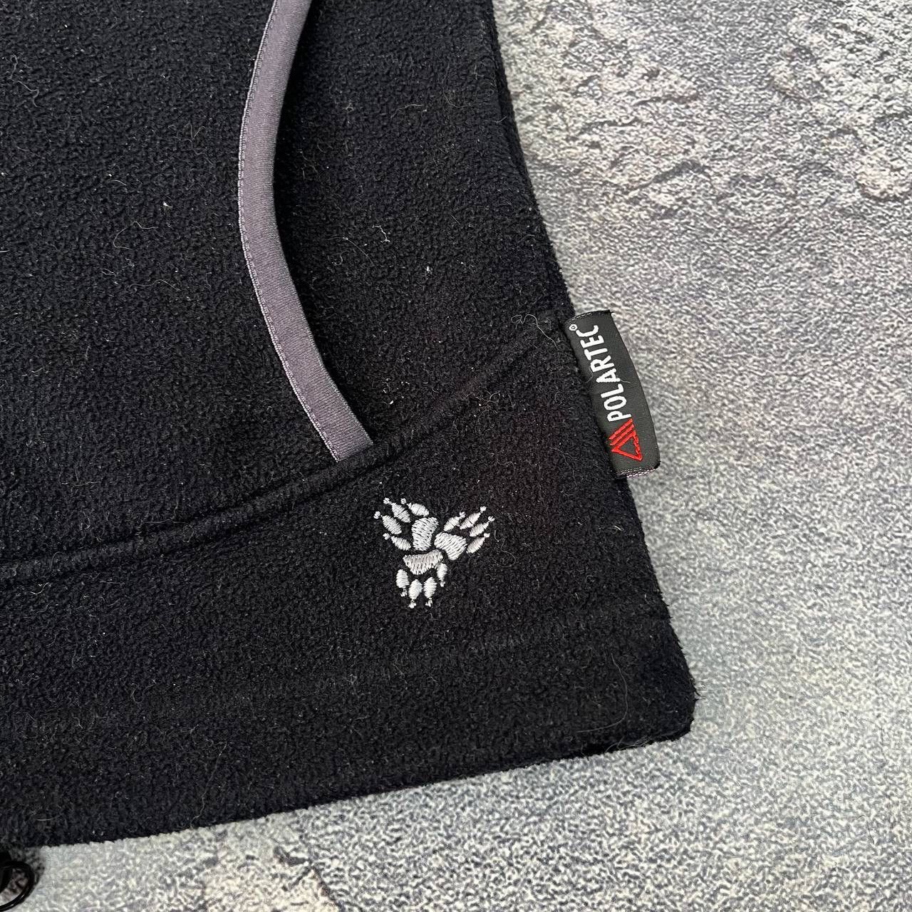 Vintage Womens Jack Wolfskin Fleece outdoor vest black polartec Size S / US 4 / IT 40 - 9 Thumbnail