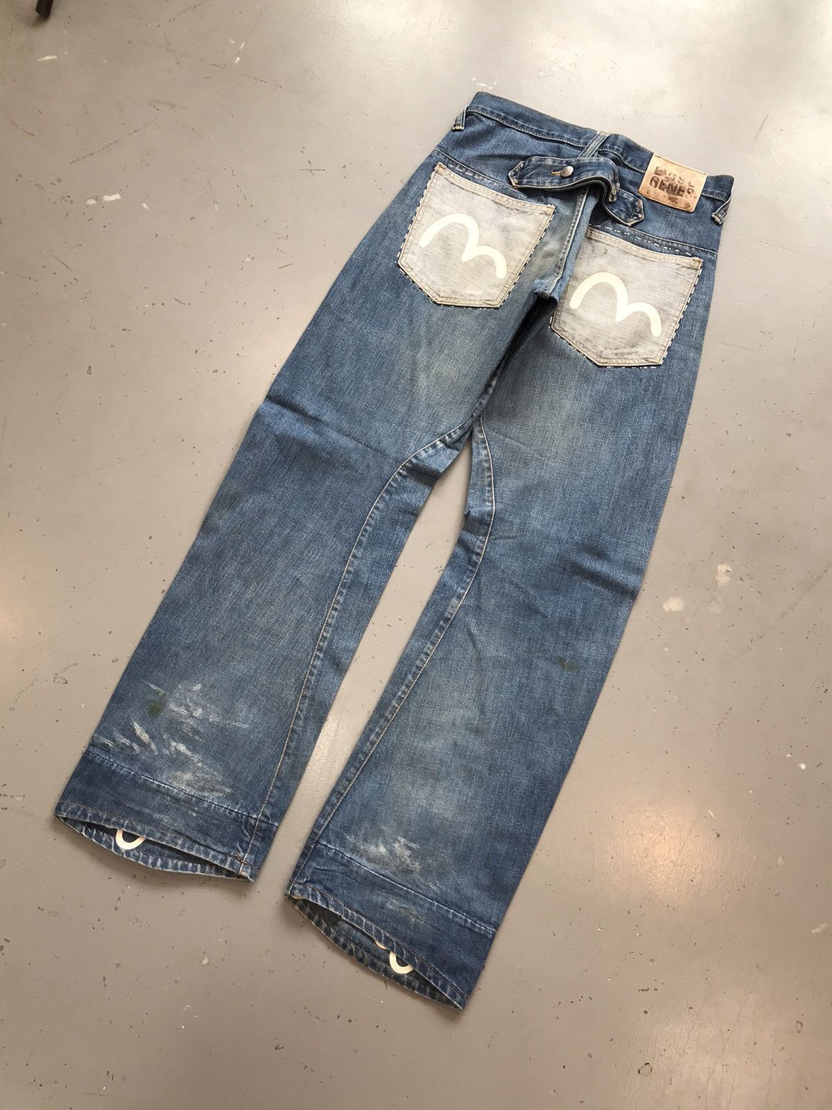 Japanese Brand × Vintage Vintage Evisu inspired engineer denim pant Size US 29 - 10 Thumbnail