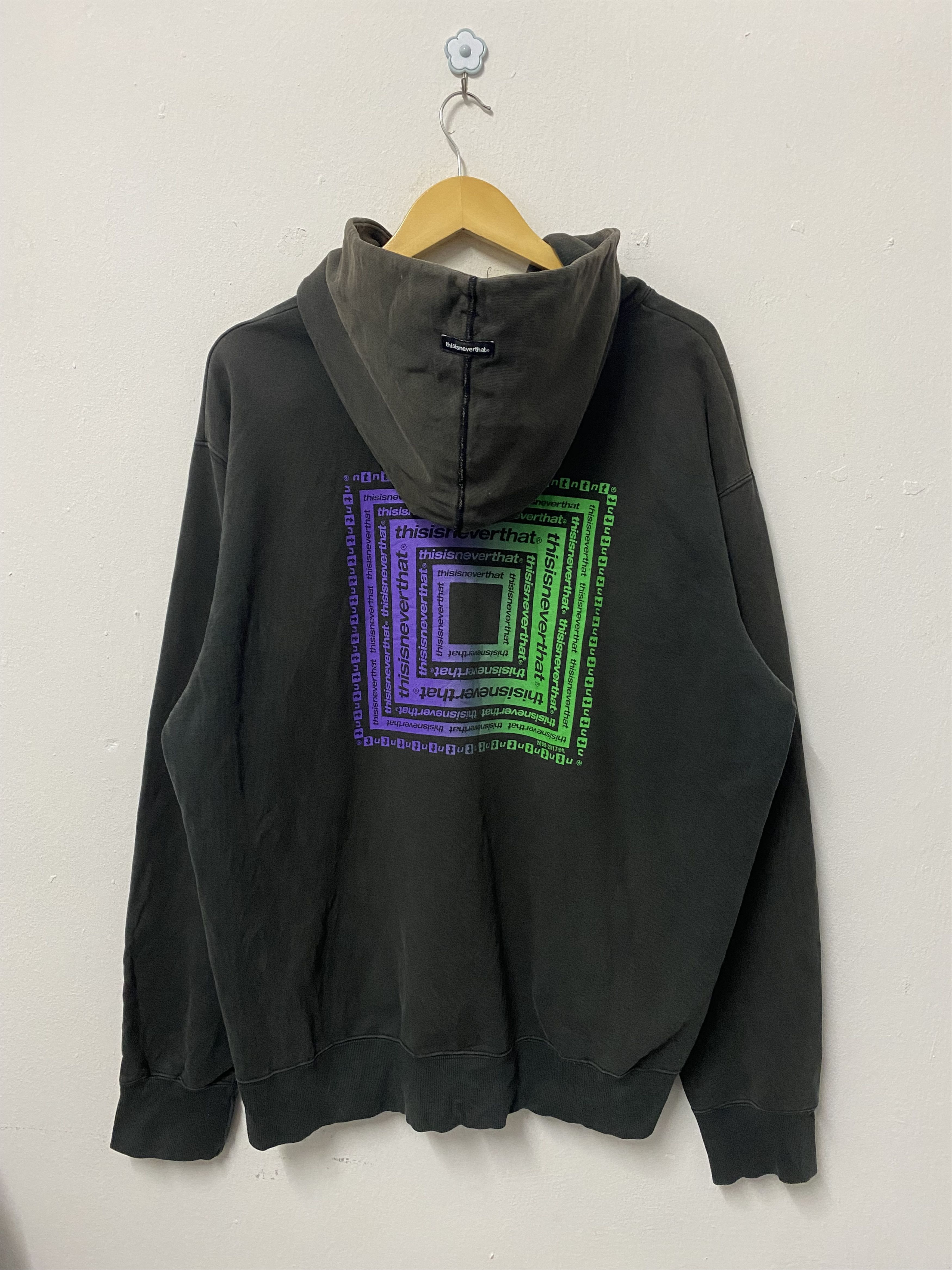 thisisneverthat thisisneverthat Square Graphic Logo Washed Pullover Hoodie Size US XL / EU 56 / 4 - 2 Thumbnail