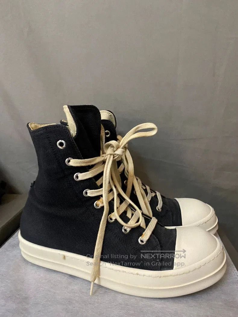 Rick Owens Rick Owens Canvas High. Size US 8.5 / EU 41-42 - 3 Thumbnail