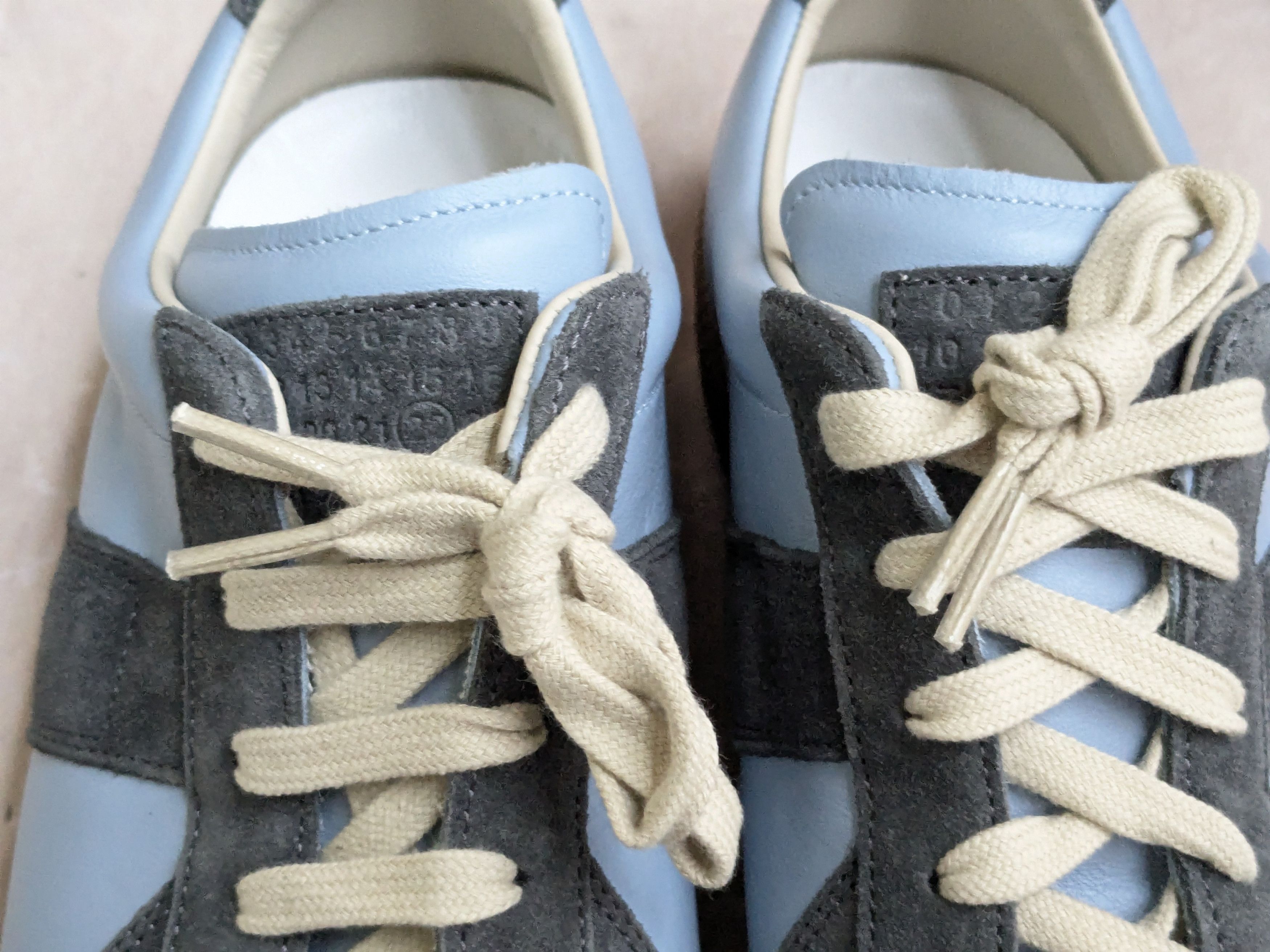 Maison Margiela Maison Margiela Replica GAT White Blue 11 44 Low Tops Size US 11 / EU 44 - 7 Thumbnail
