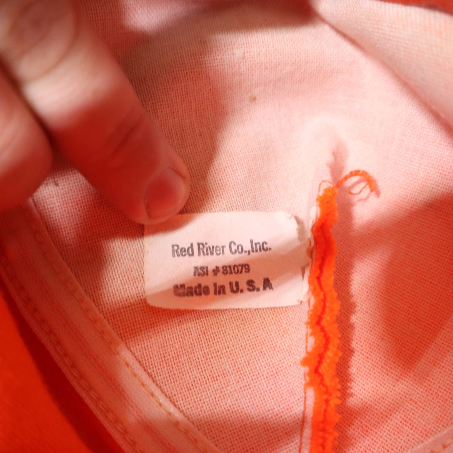 Bass Pro Shops Army Hat Baseball Cap Orange Adjustable Adult Mens Size ONE SIZE - 6 Thumbnail